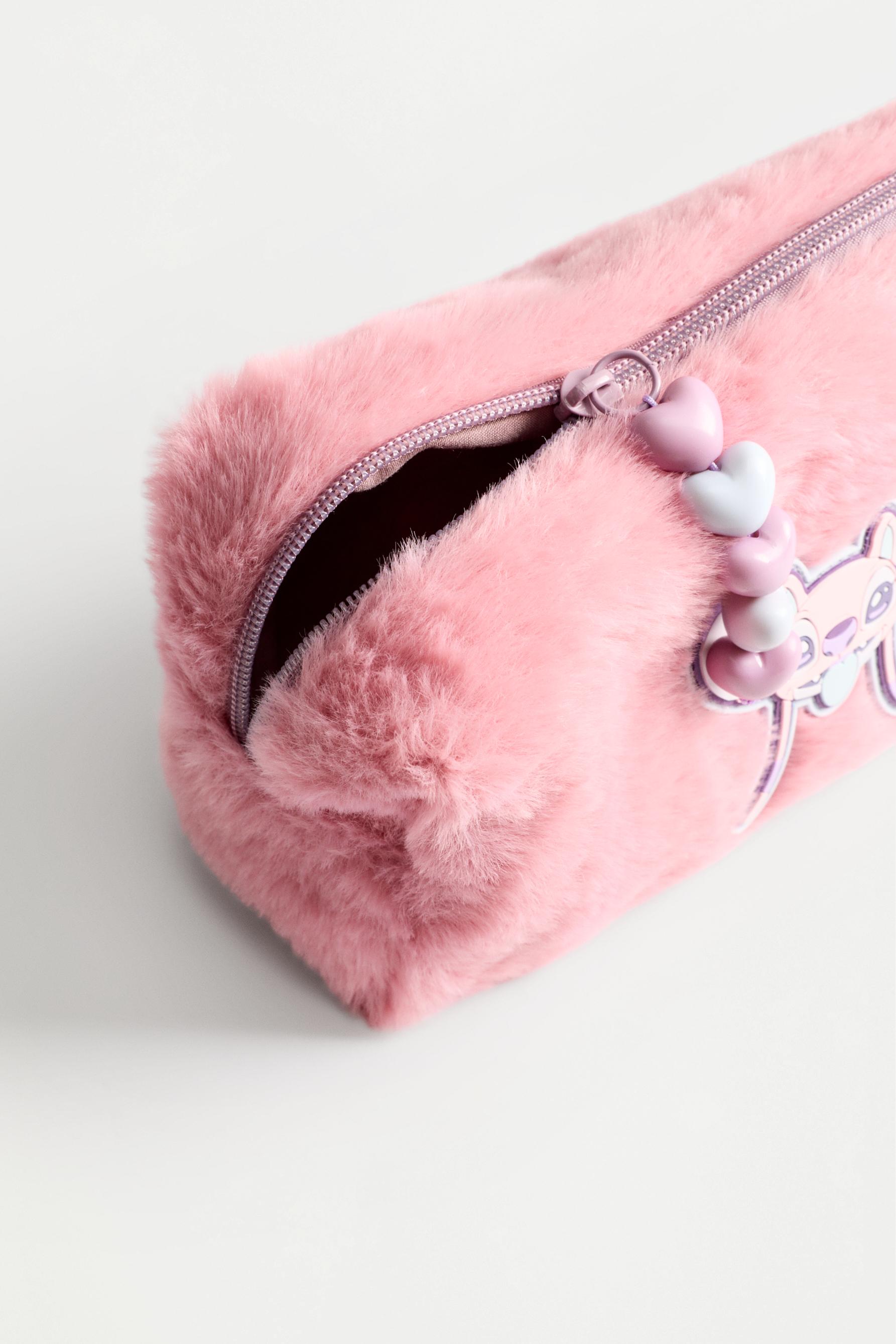 Angel ©Disney fur pencil case — PINK