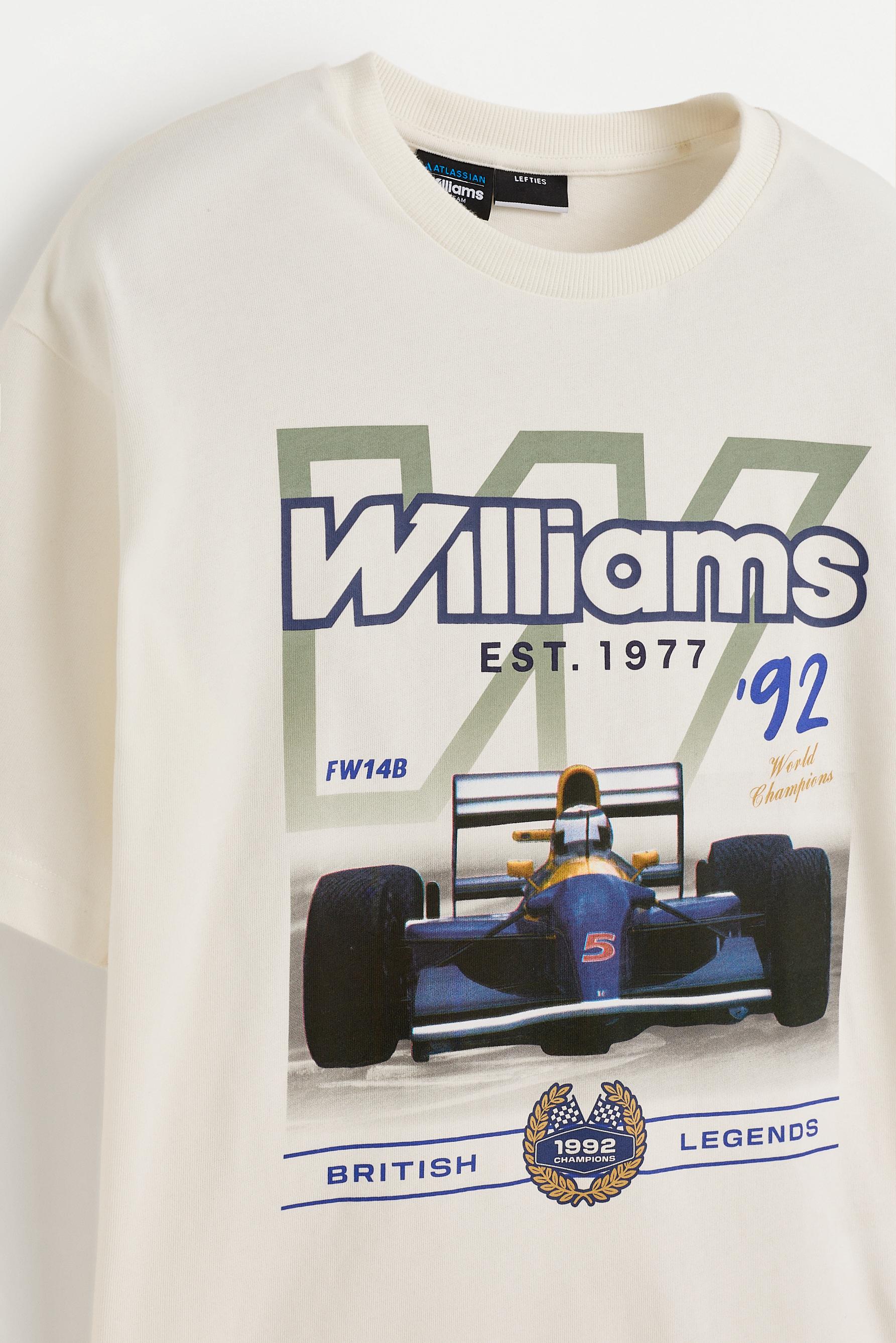 ©2026 Williams print T-shirt — OFF WHITE
