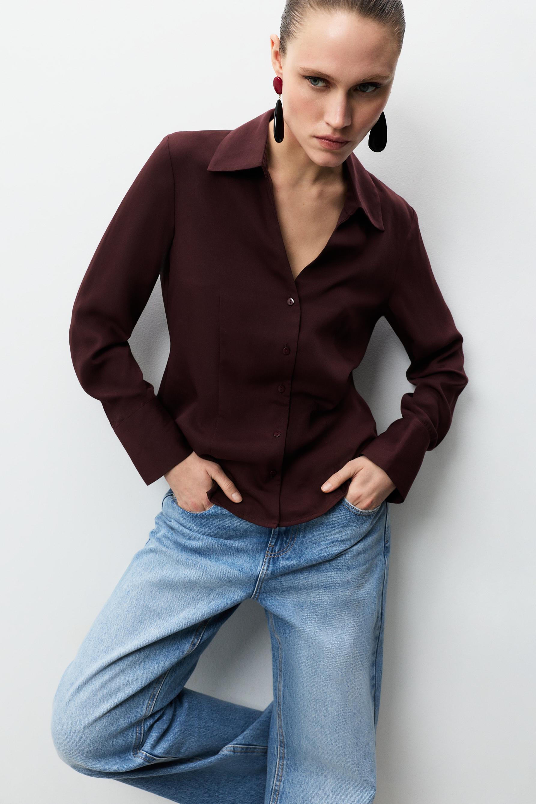 Camisa cuello panadero