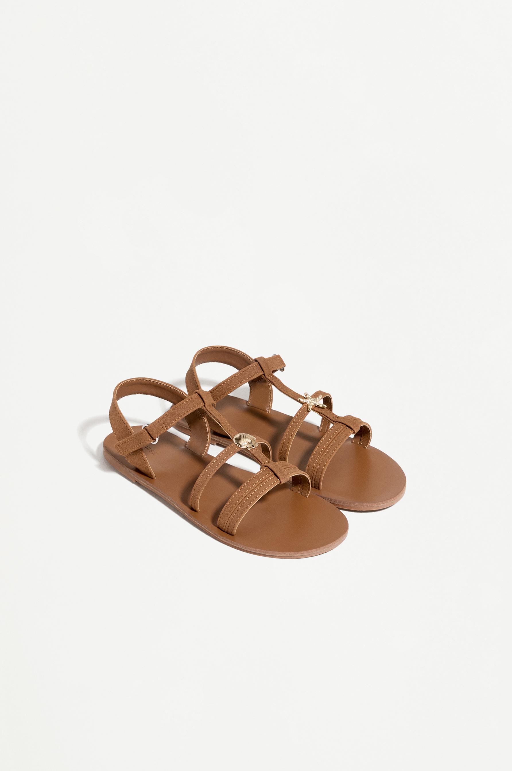 MARINE DETAIL SANDAL — LEATHER