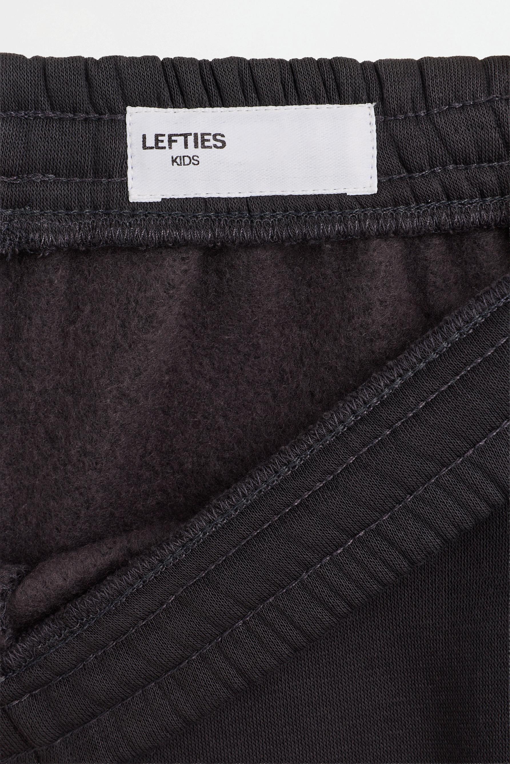 Straight-leg plush trousers — ANTHRACITE GREY