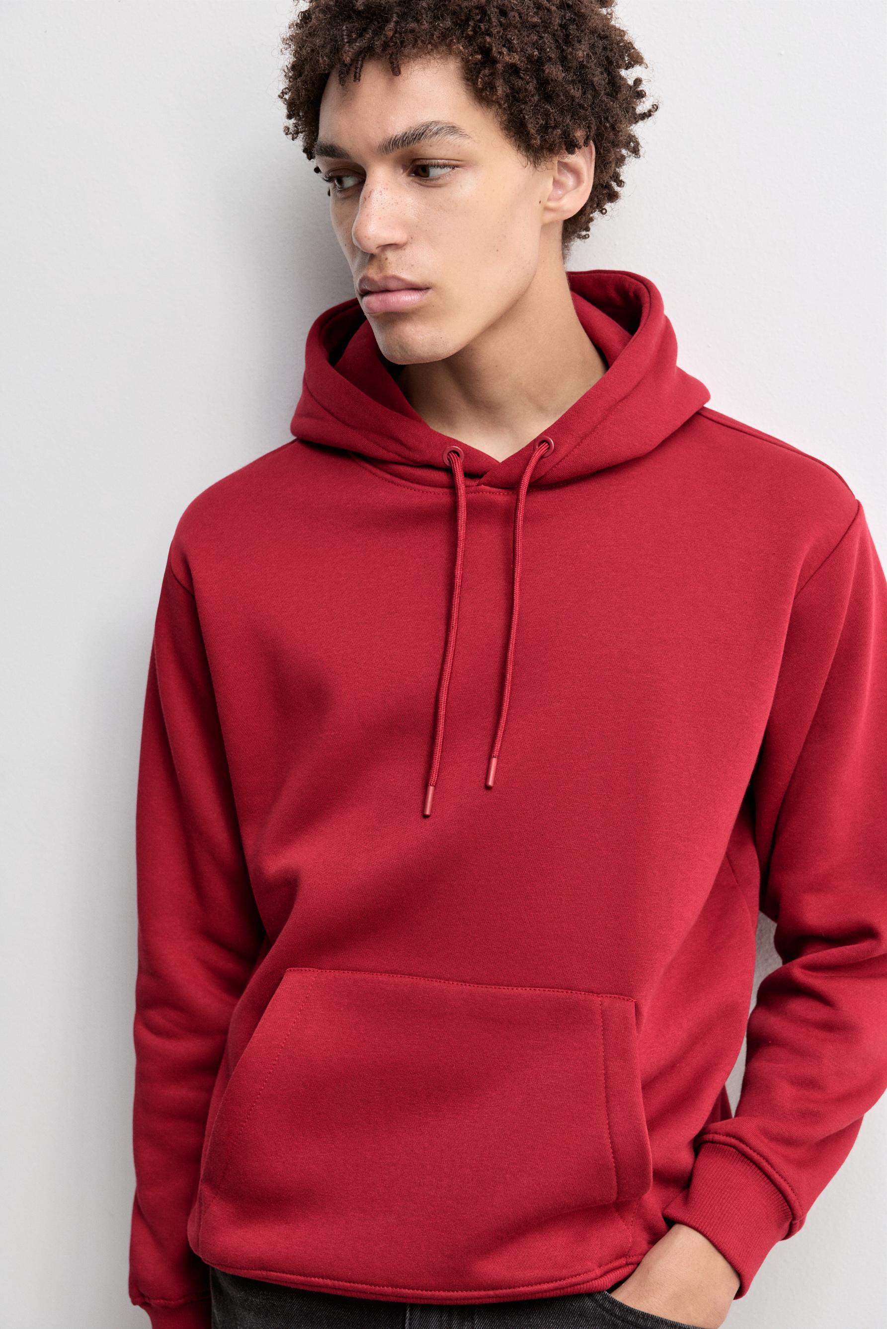Basic hoodie — DARK PINK