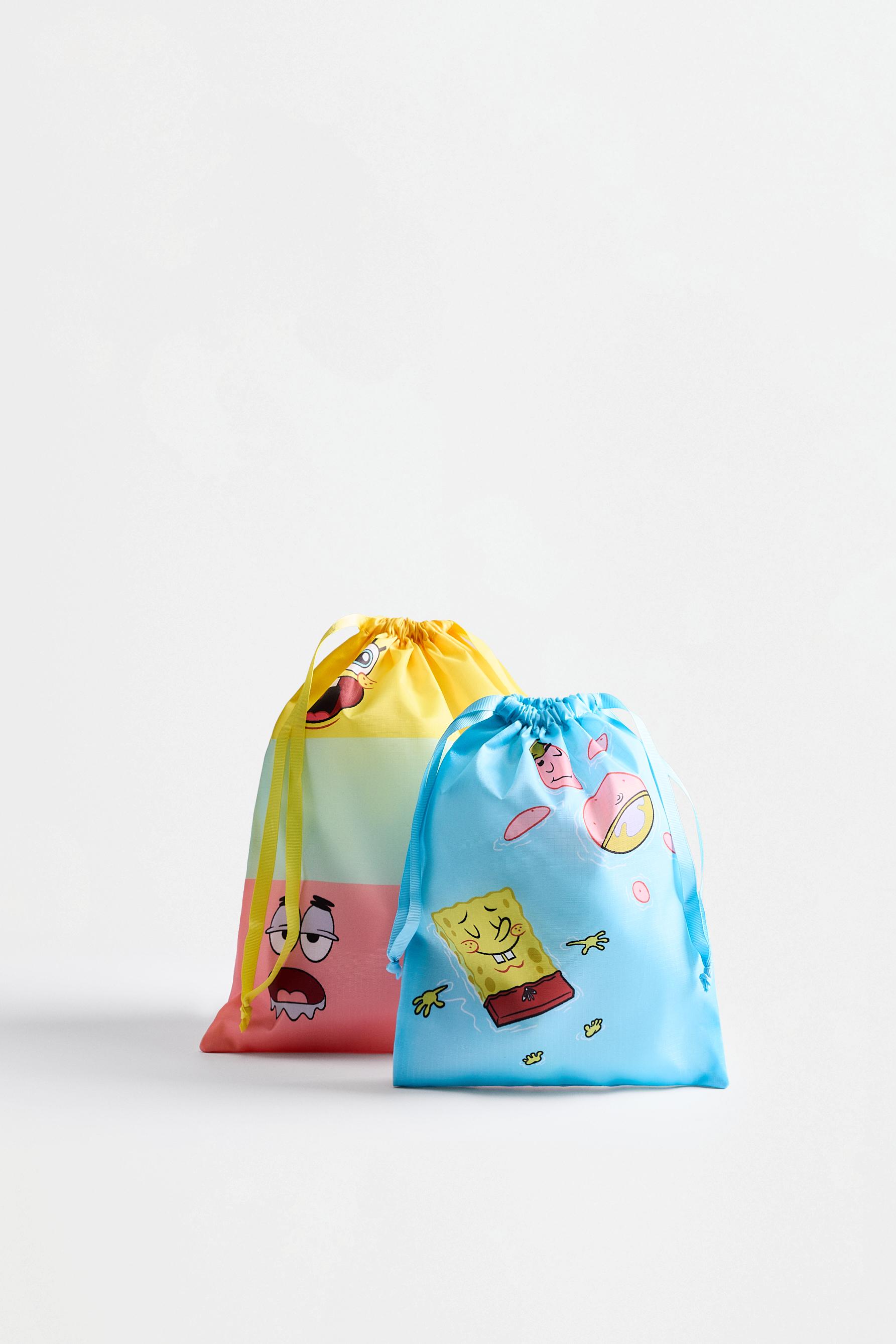Adjustable SpongeBob Nickelodeon™ bags (Set of 2) — SKY BLUE