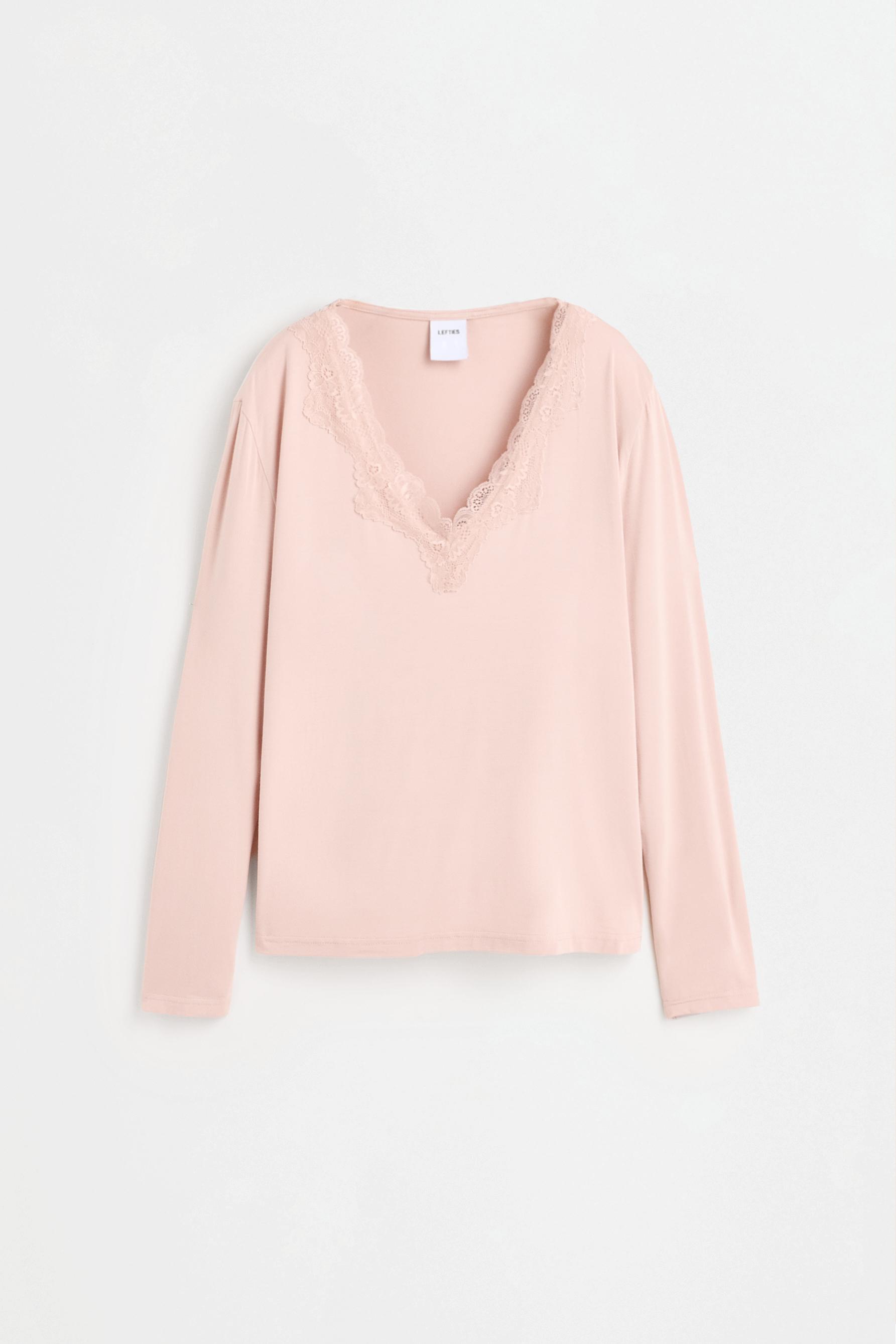 Long lace pyjamas — PINK