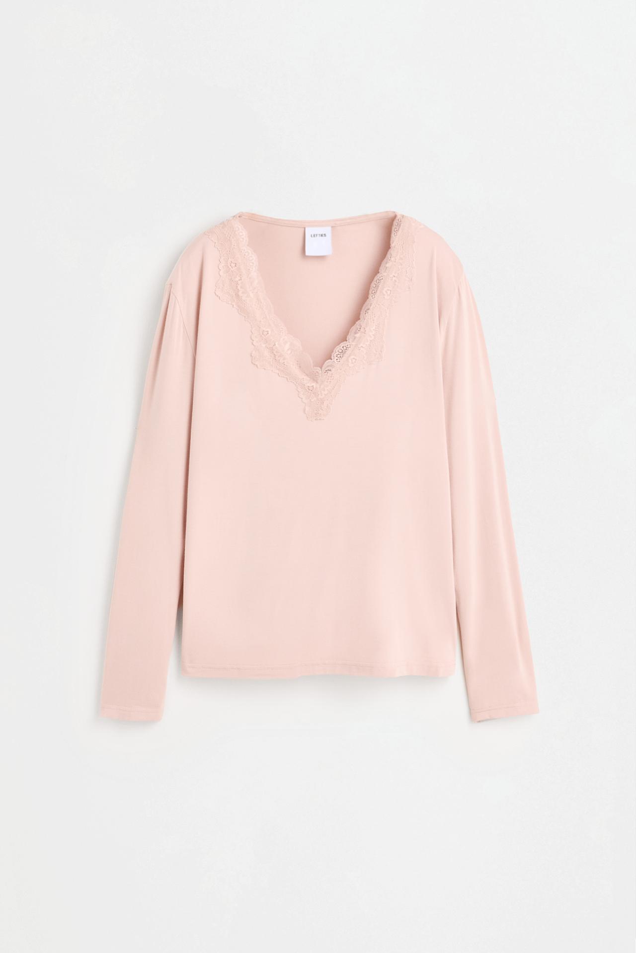 Long lace pyjamas — PINK