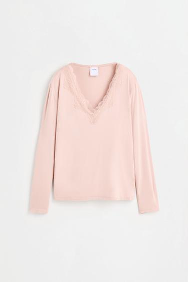 Long lace pyjamas — PINK 2