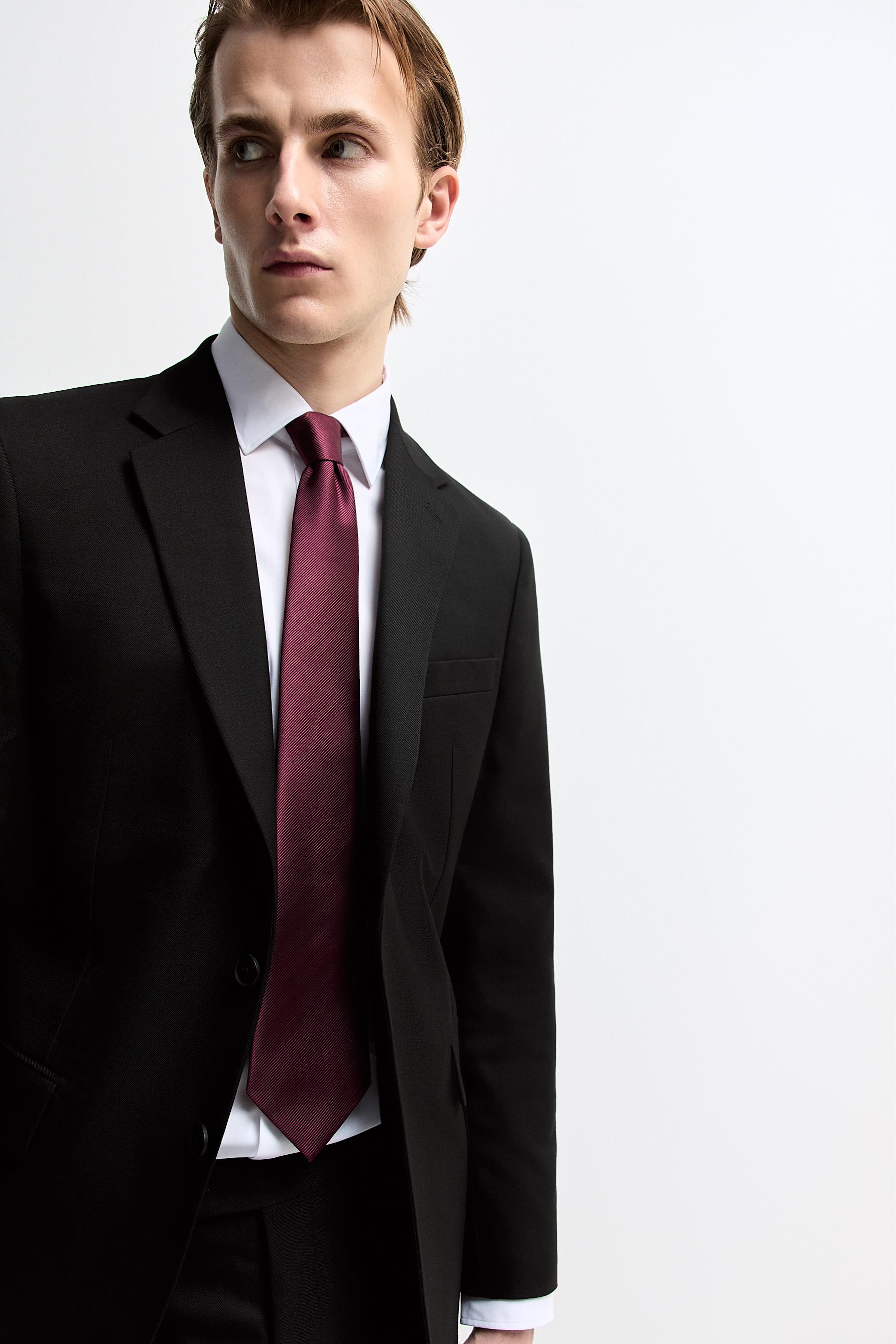 Corbata tejido relieve