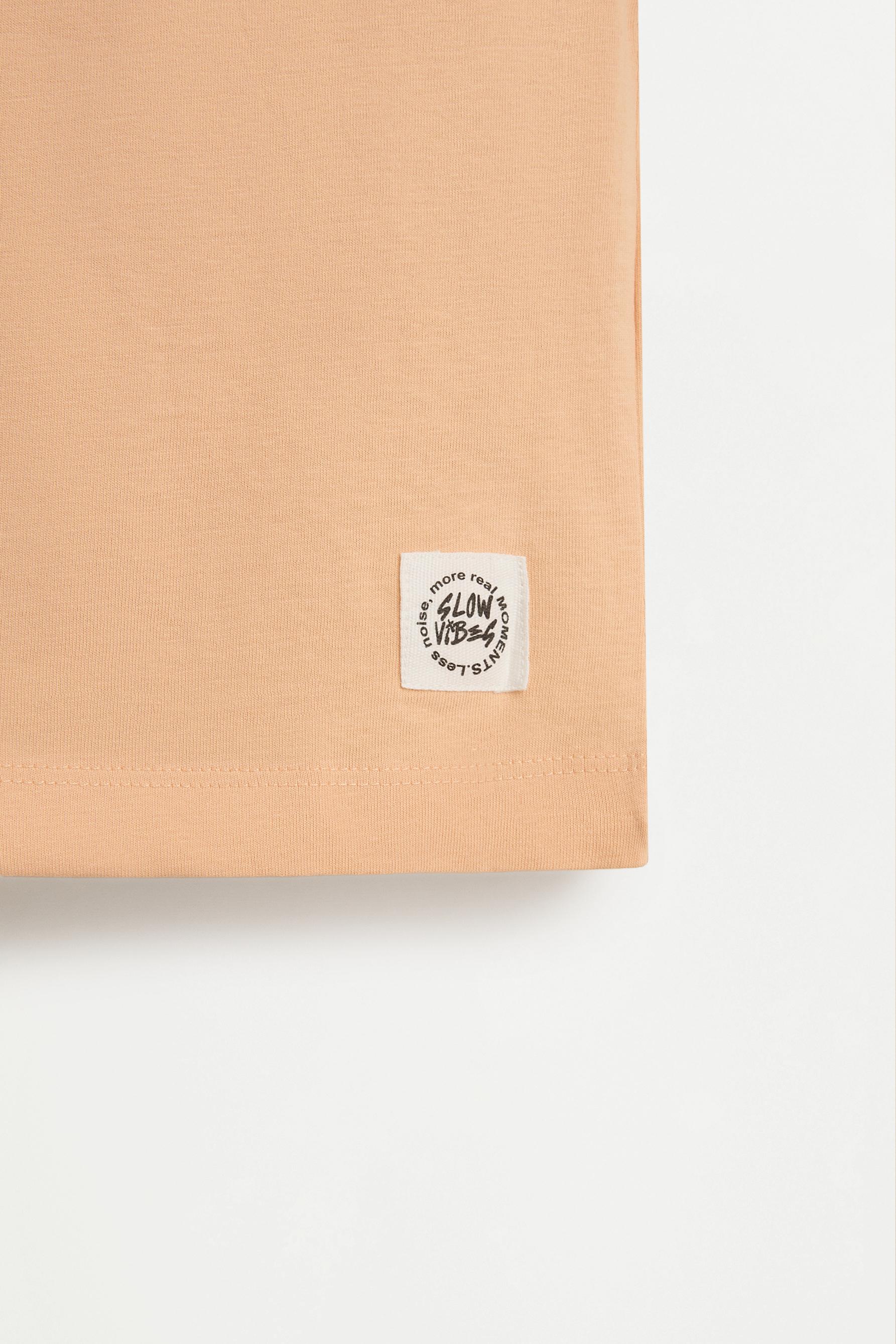 Pack of 2 assorted sleeveless T-shirts — TANGERINE