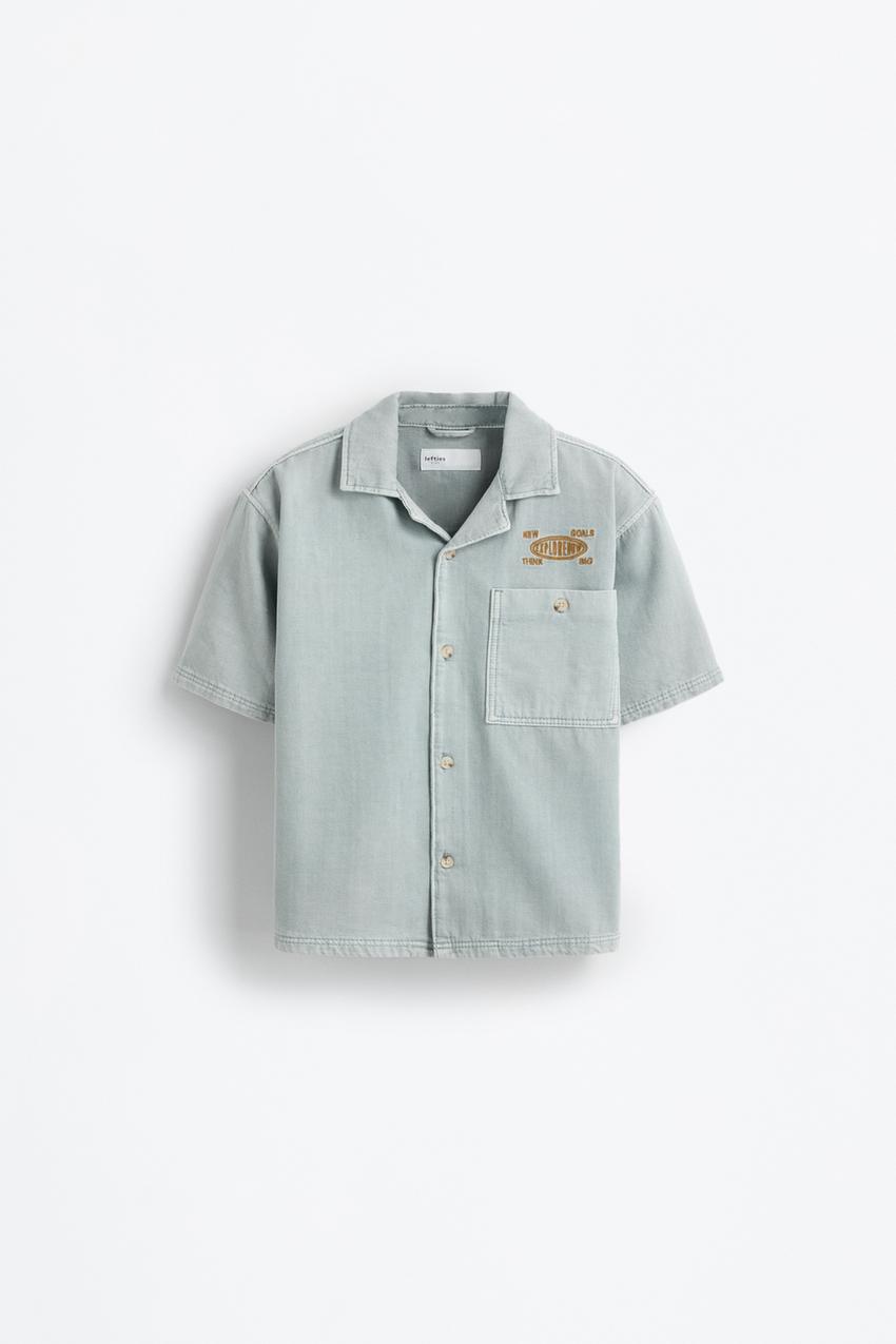 Camisa denim bolso Lefties Portugal - Main Image