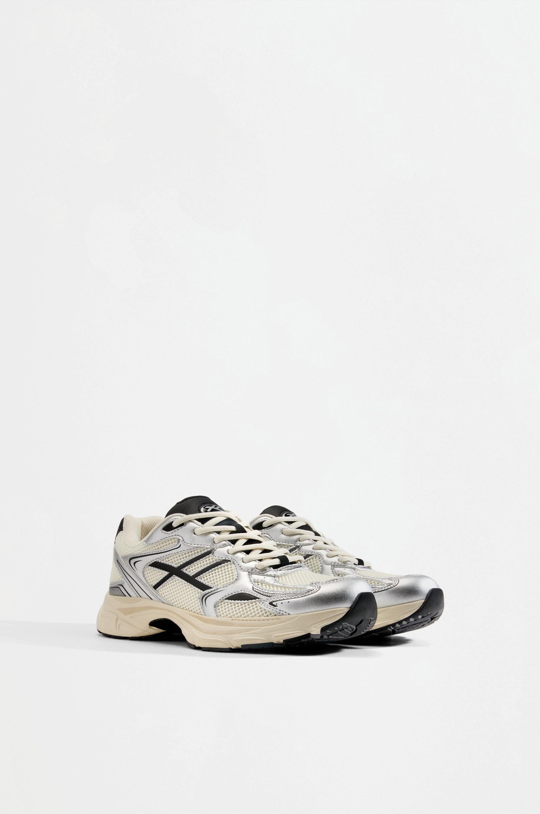 Combined sneakers — WHITE