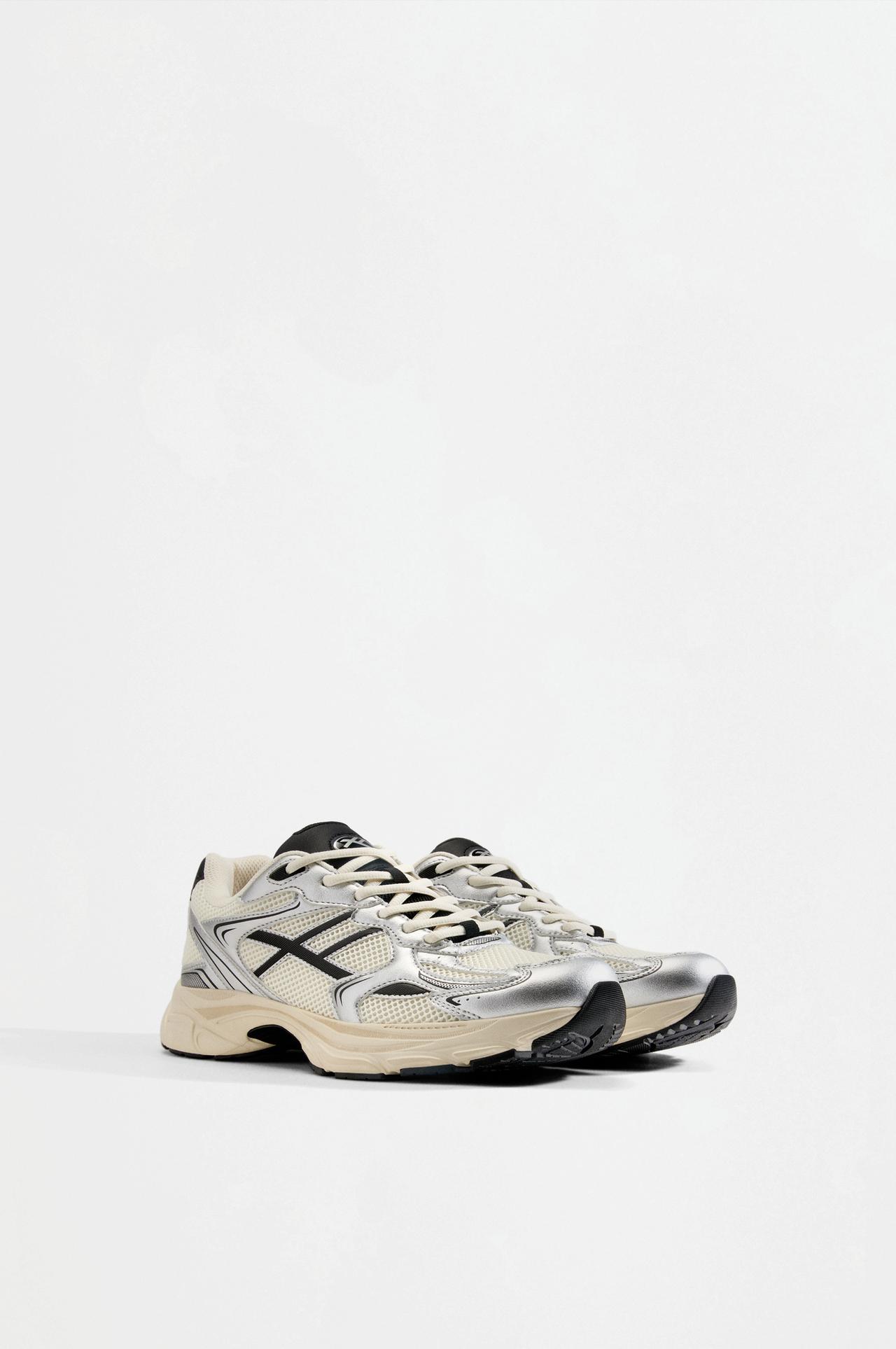 Combined sneakers — WHITE