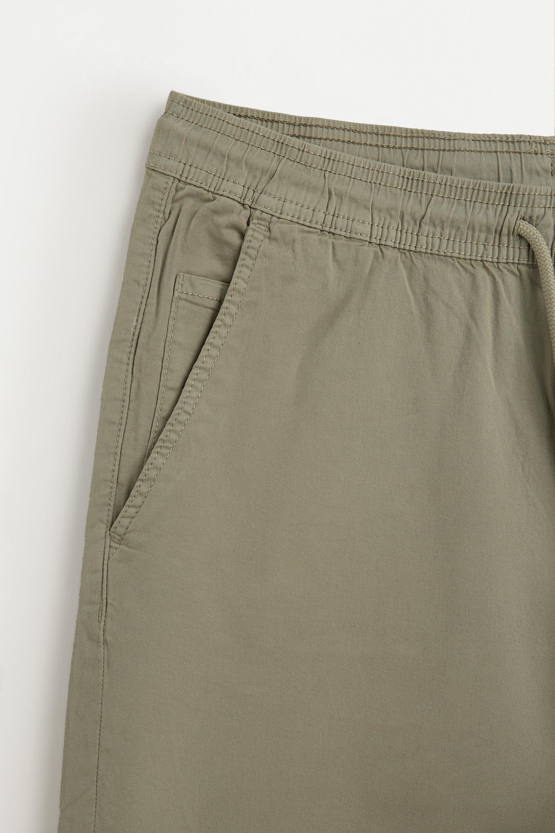 Slim fit jogger trousers — KHAKI