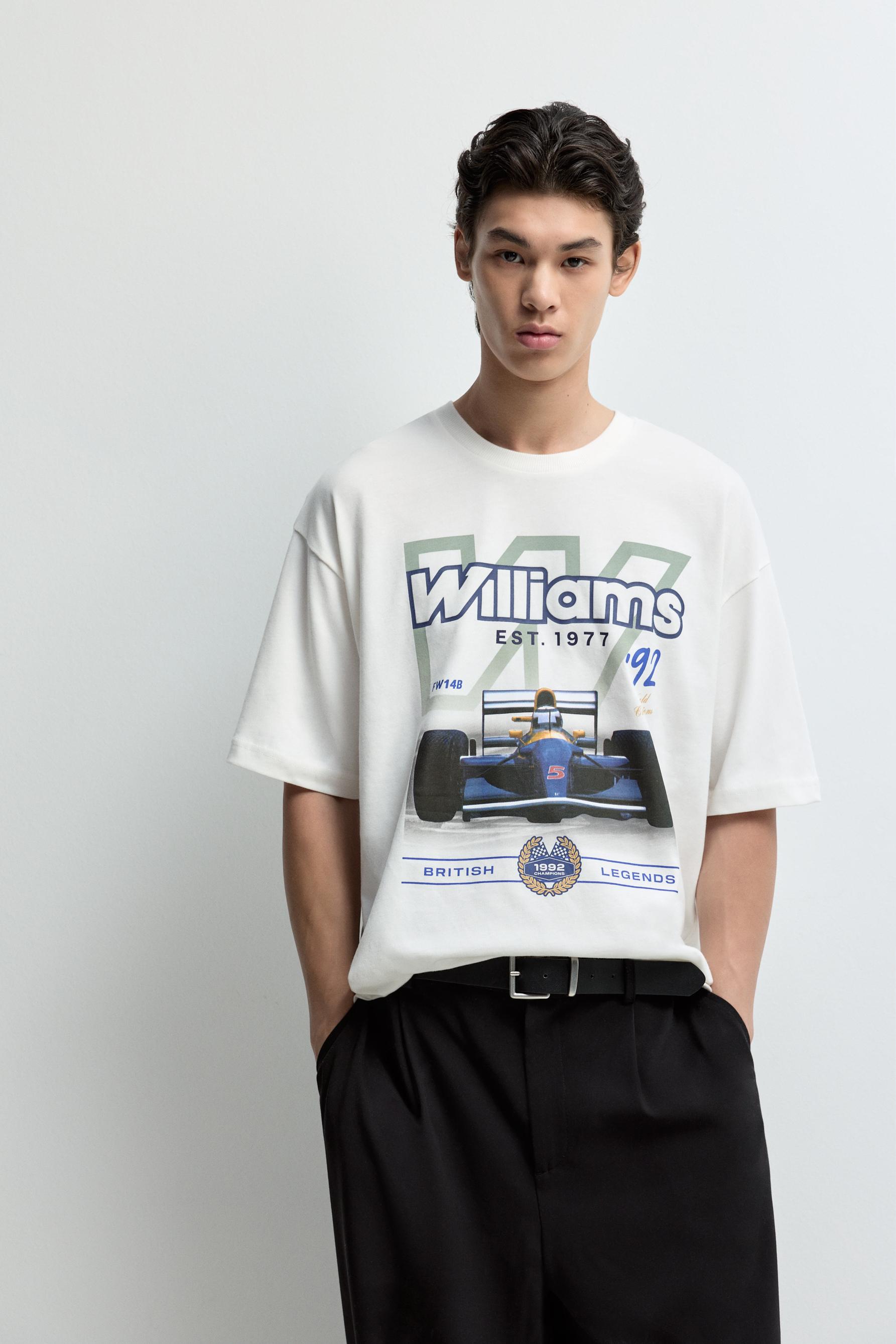 ©2026 Williams print T-shirt — OFF WHITE