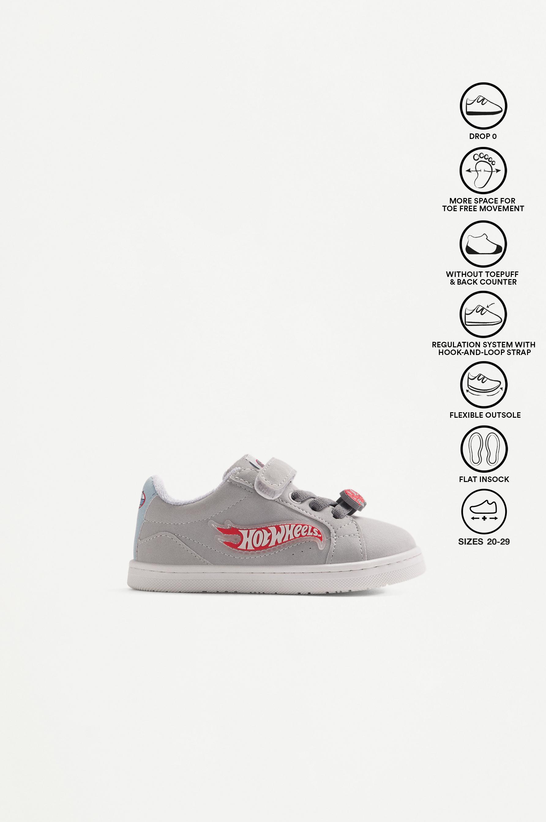 HOT WHEELS ®Mattel Barefoot Slippers — GREY