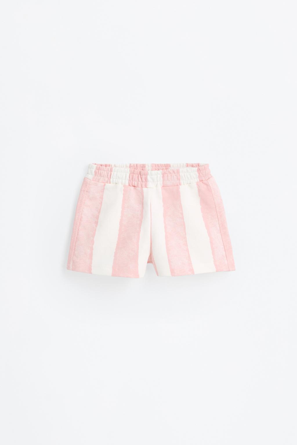 Short felpa estampada