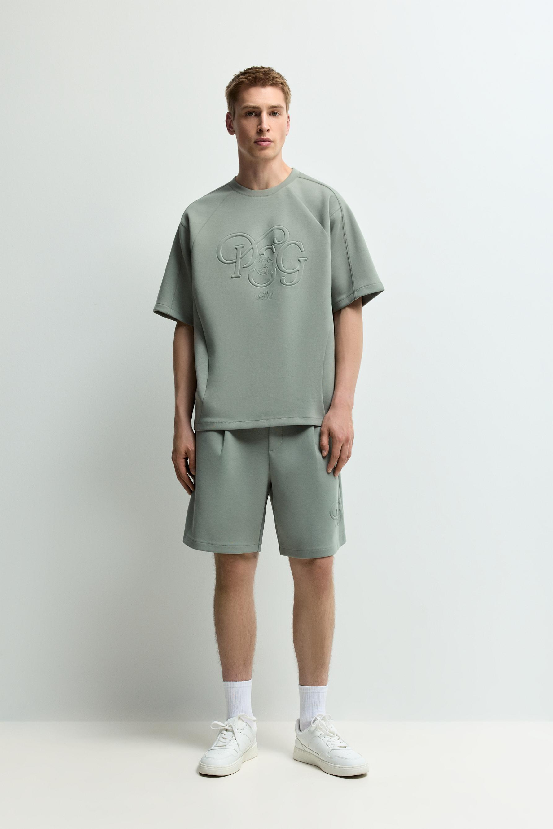 Paris Saint-Germain x Lefties interlock Bermuda shorts — MINT GREEN