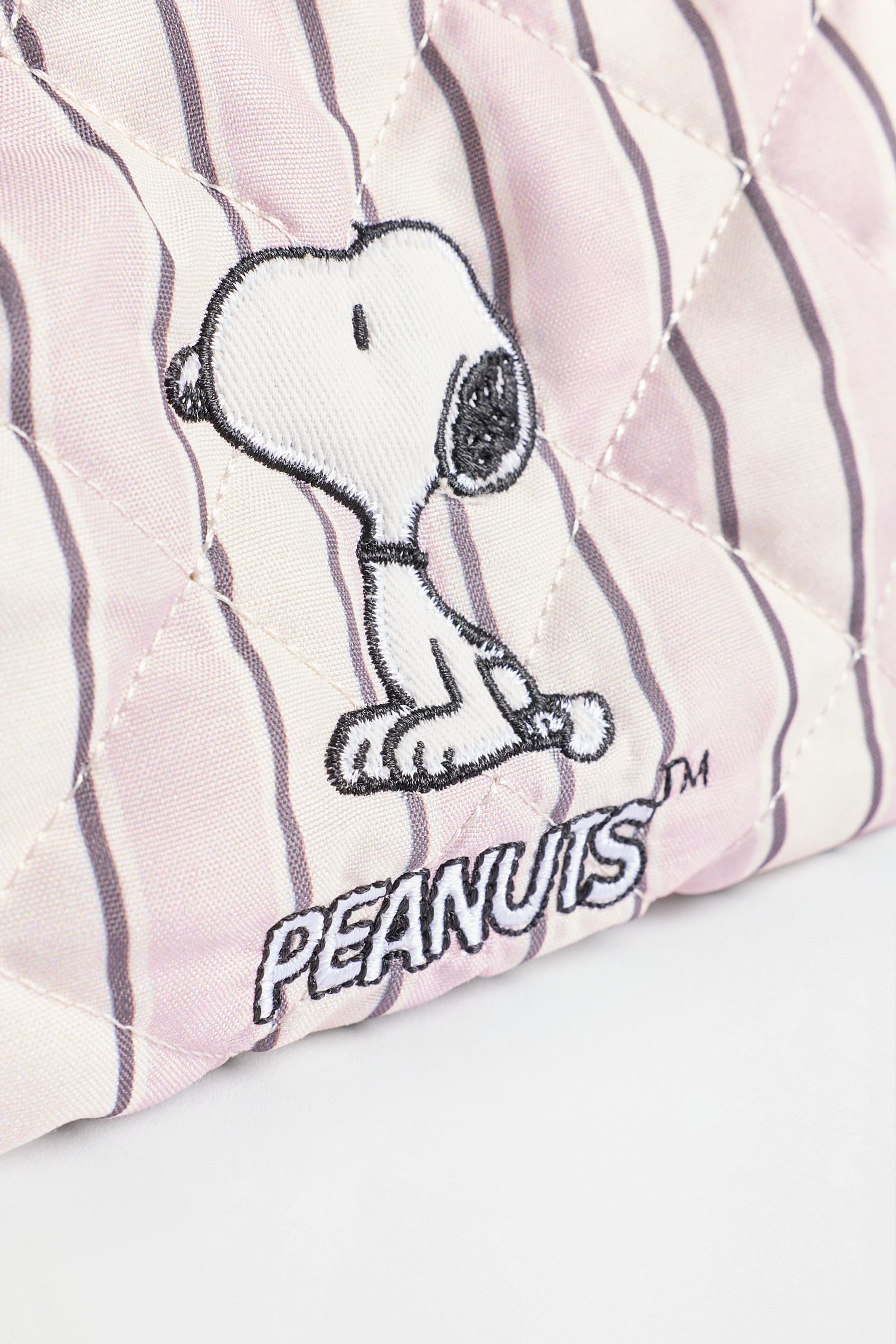 Quilted Snoopy Peanuts™ toiletry bag — BEIGE