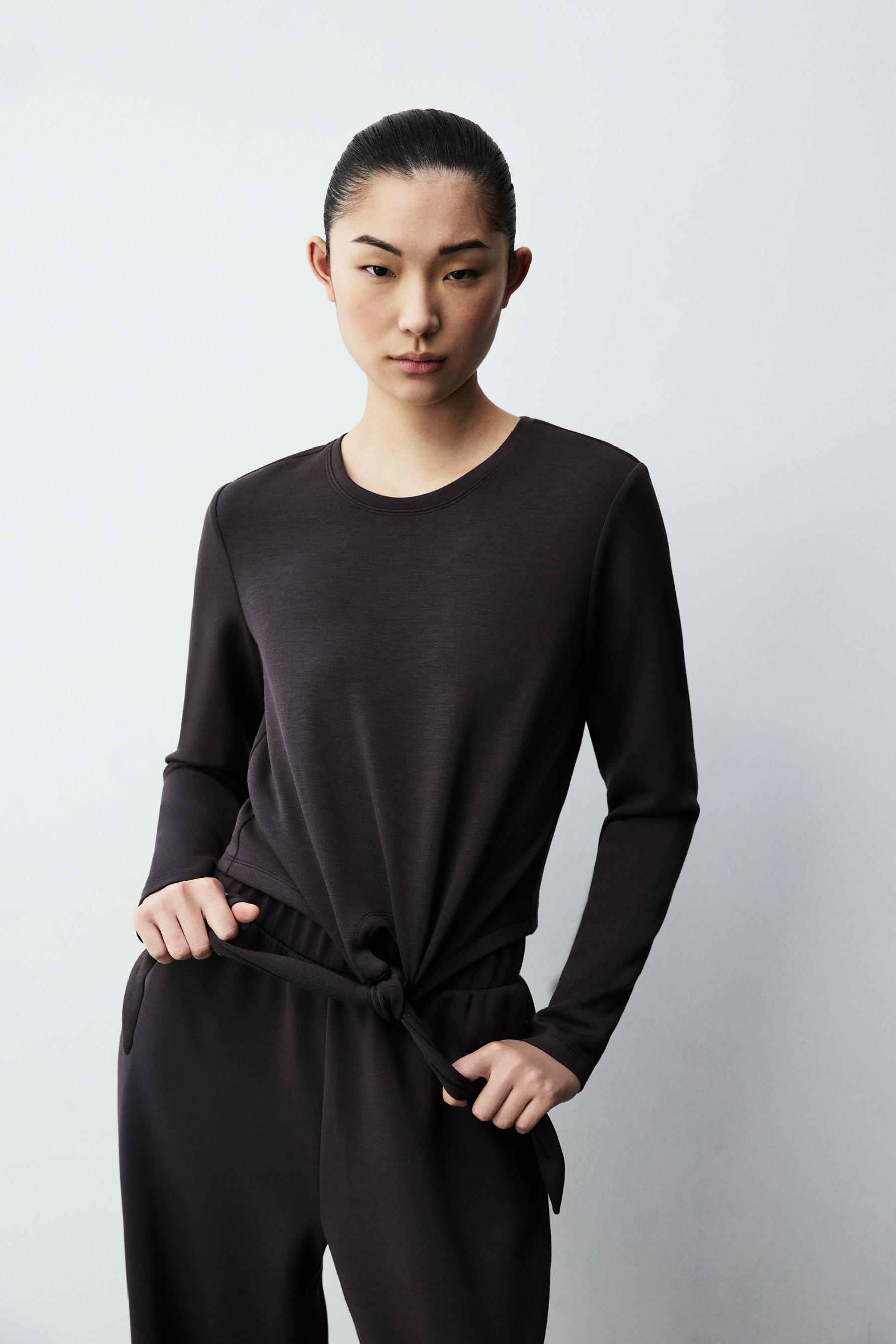 Camiseta felpa fluida