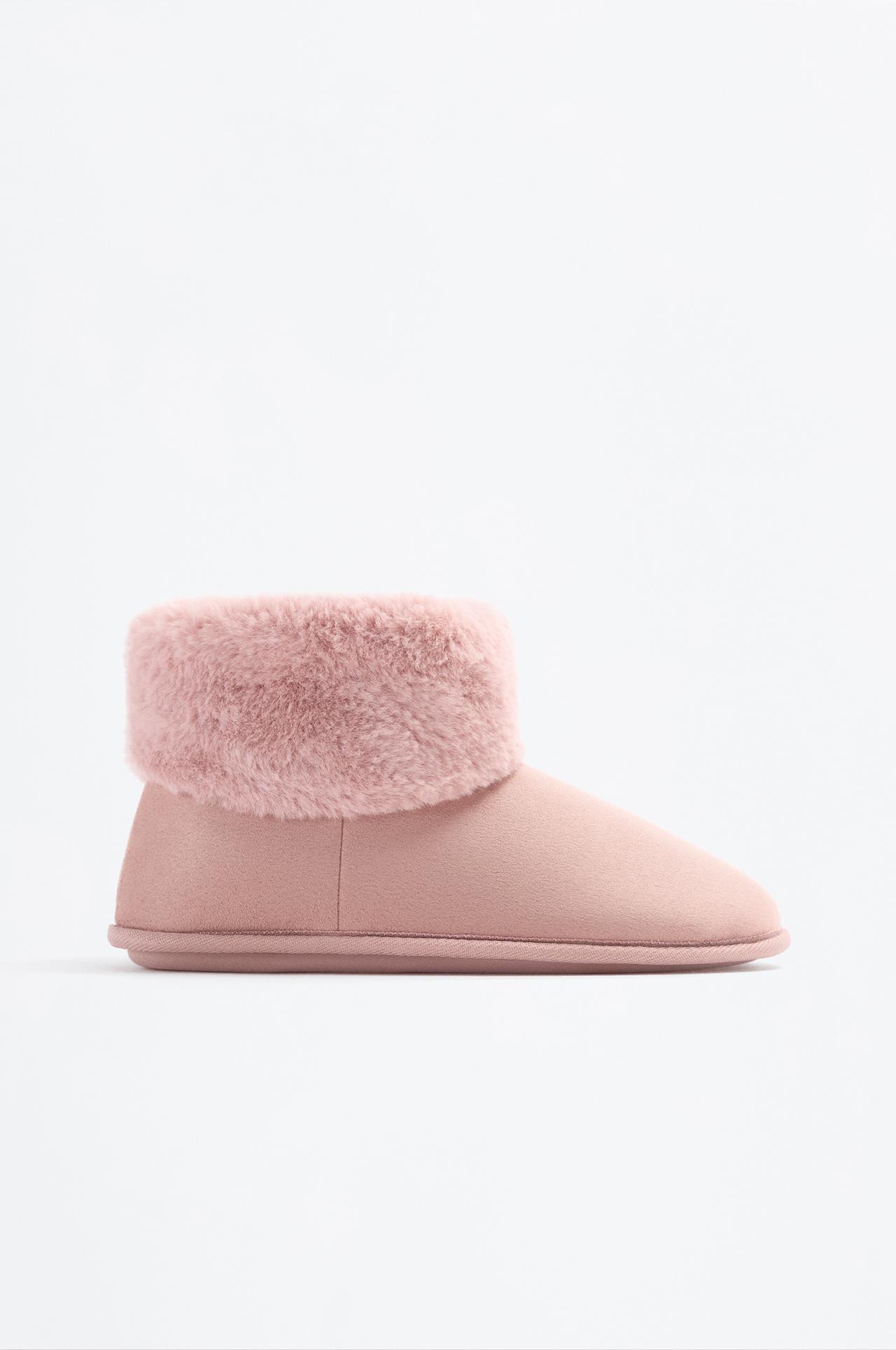 Ankle house slippers — PINK