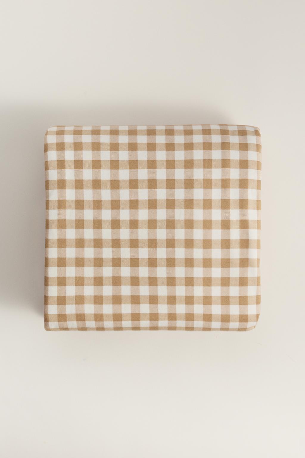 Funda nórdica franela cuadro vichy 240 x 220 cm