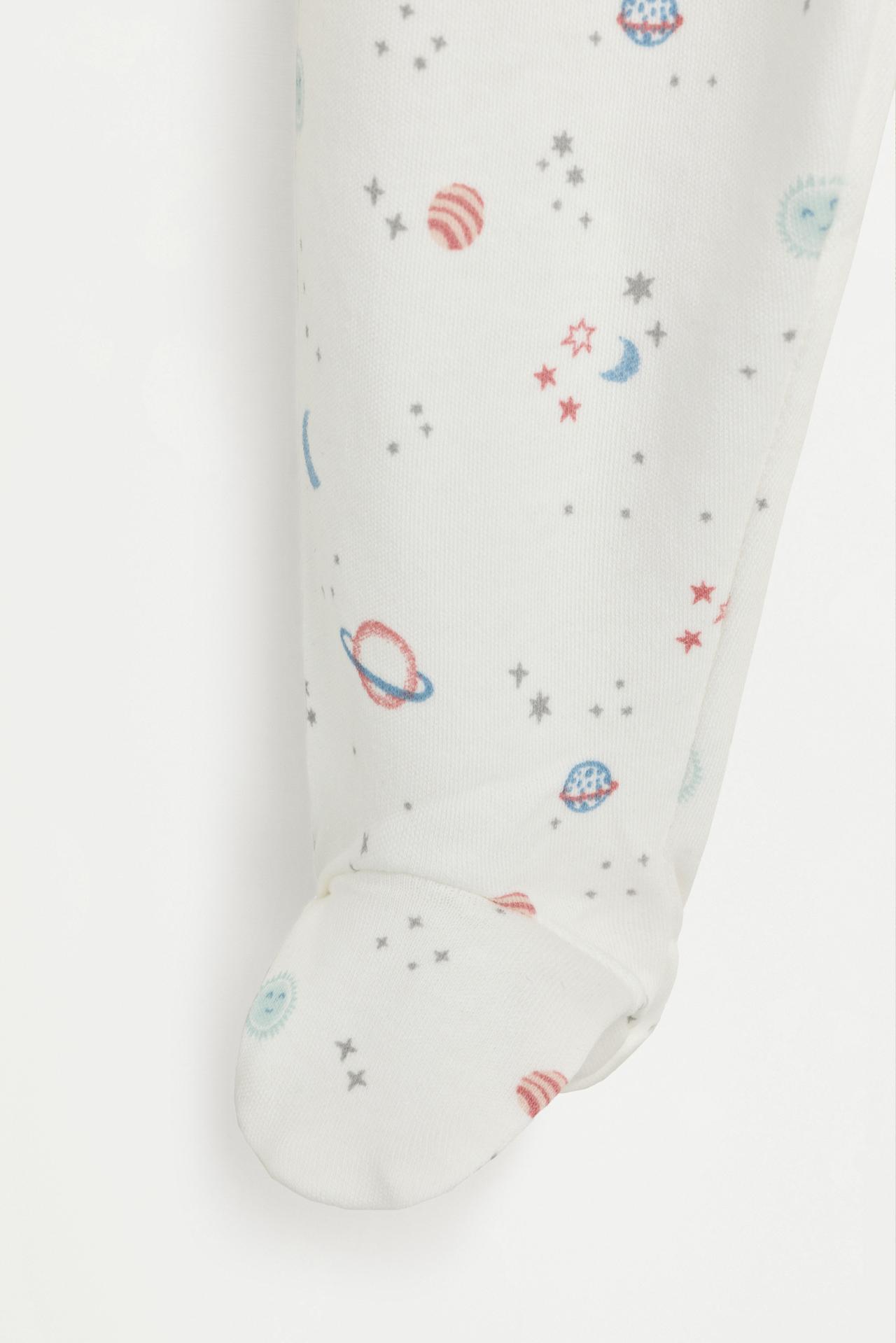Interlock bodysuit, footed leggings and beanie set — WATER GREEN