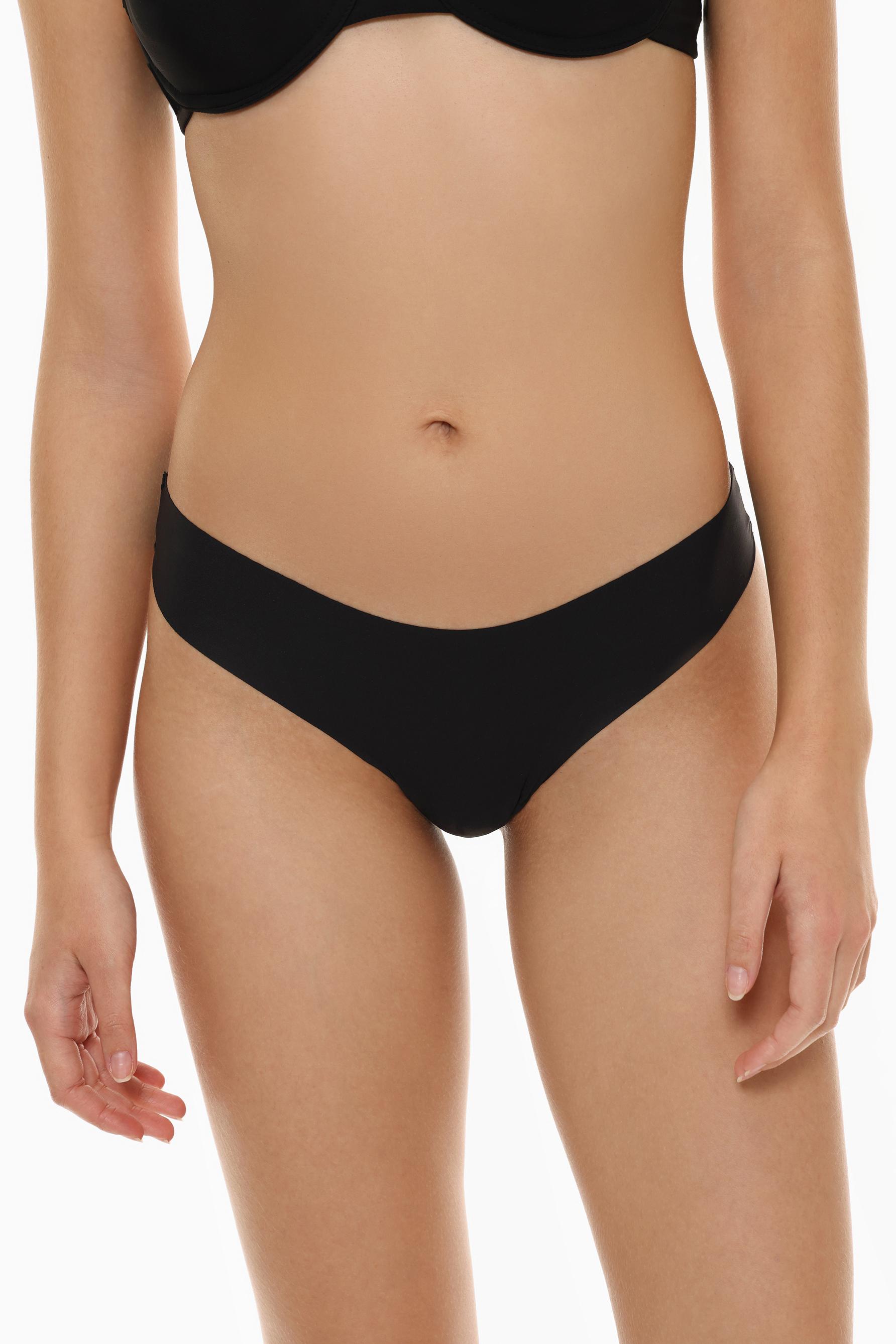 Pack of 3 classic microfibre briefs — BLACK