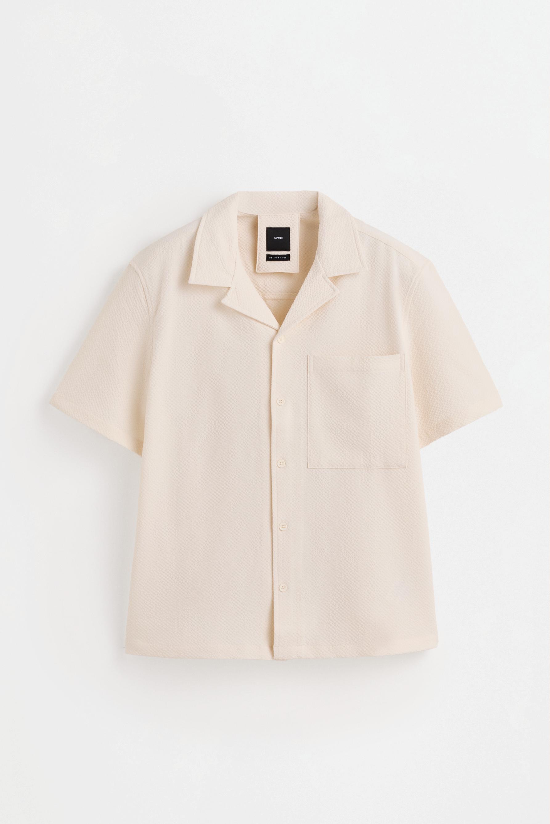 Seersucker shirt — OFF WHITE