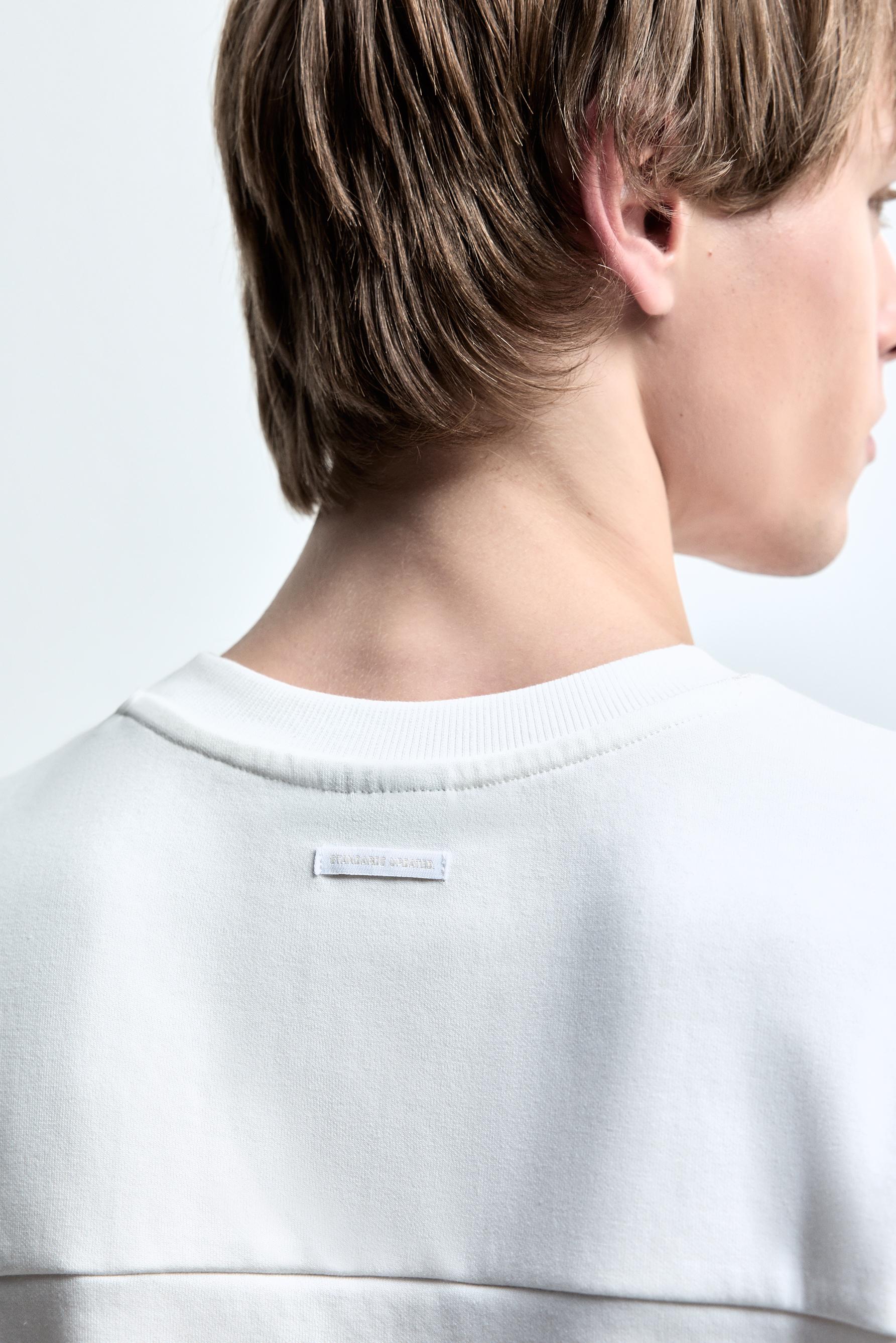 Heavy interlock T-shirt — OFF WHITE