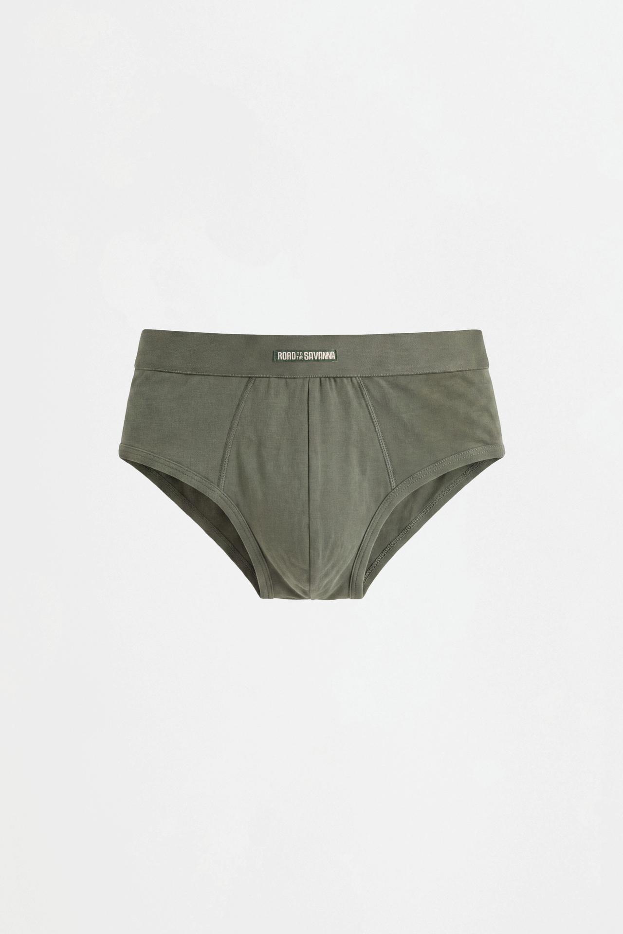 Contrast briefs (5-pack) — RUSSET