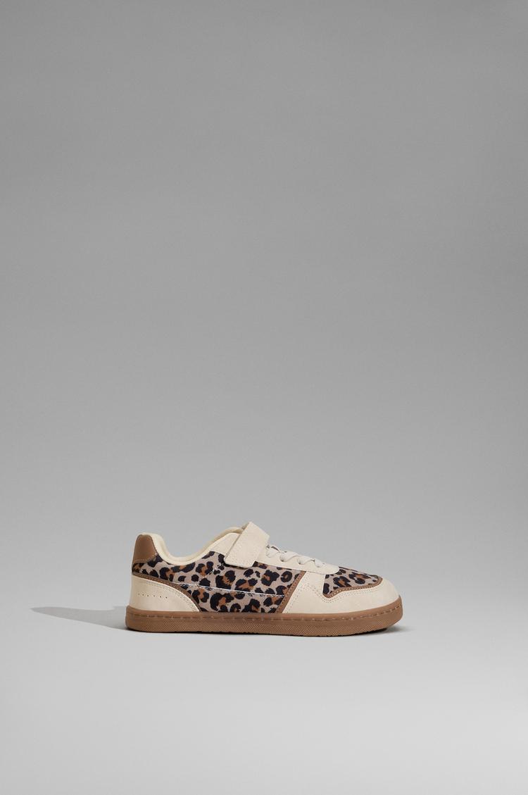 Barefoot animal print sneakers — LEOPARD