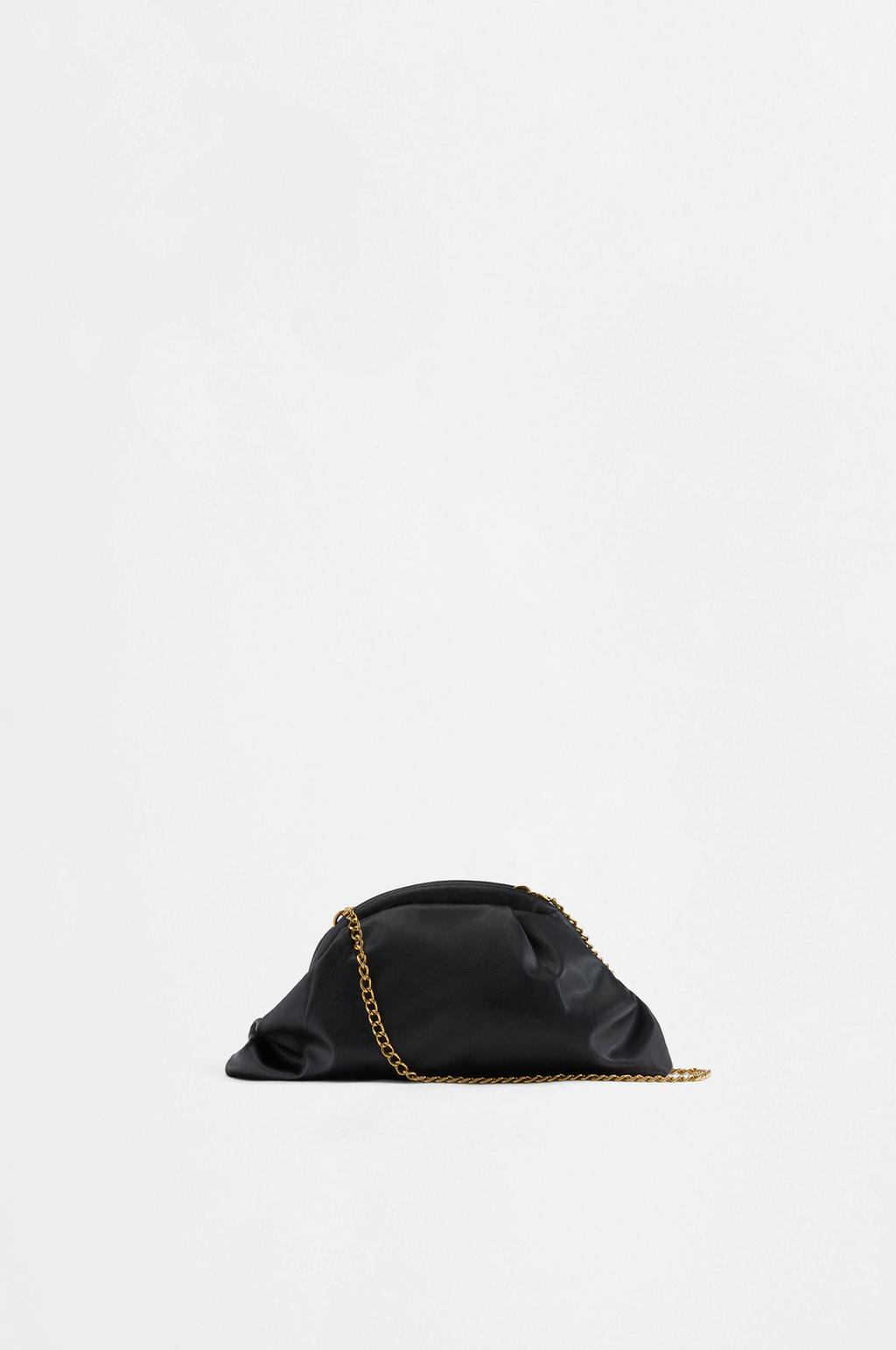 Leather effect crossbody bag