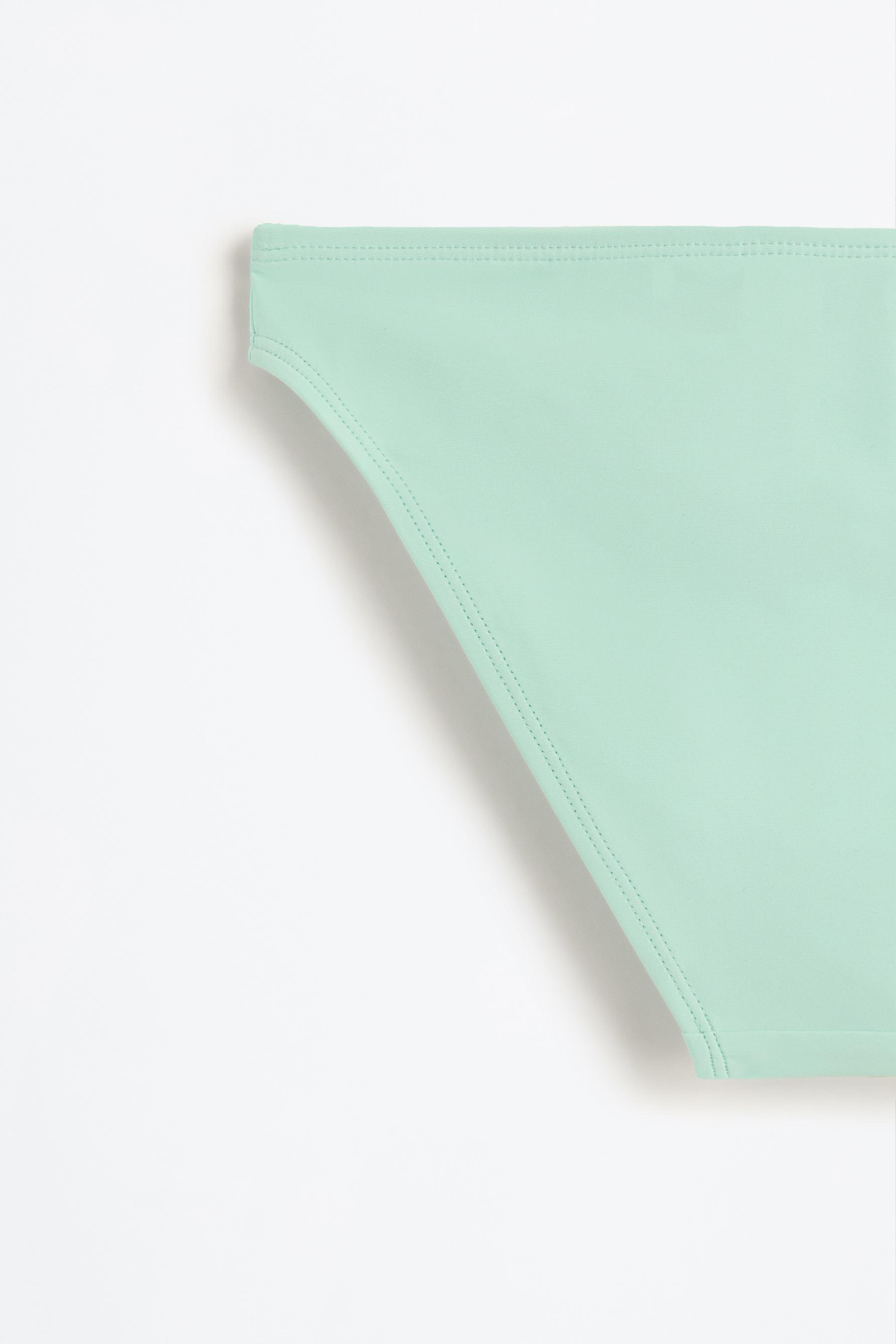 Bikini with double crossed straps — WATER GREEN