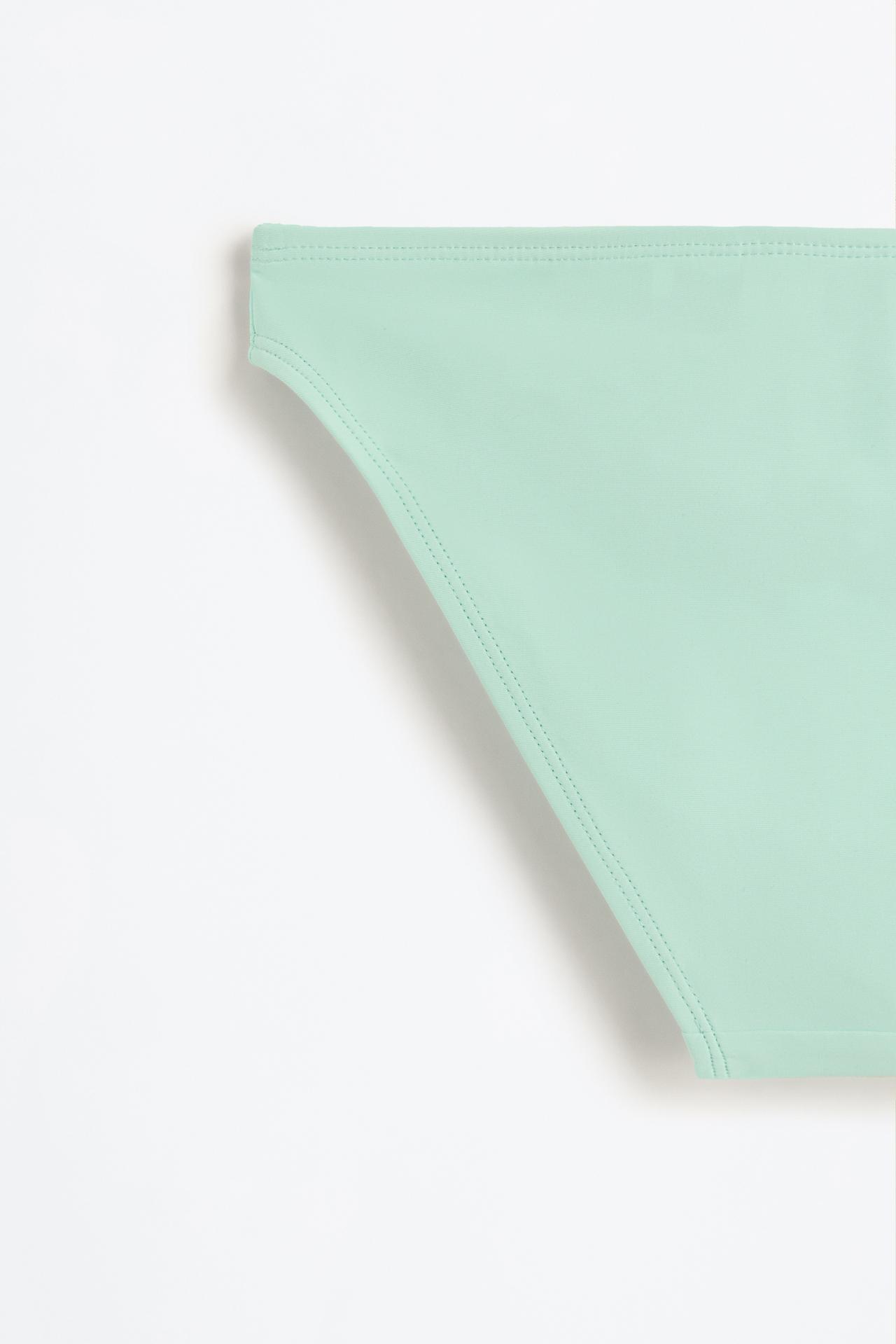 Bikini with double crossed straps — WATER GREEN