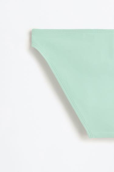 Bikini with double crossed straps — WATER GREEN 4