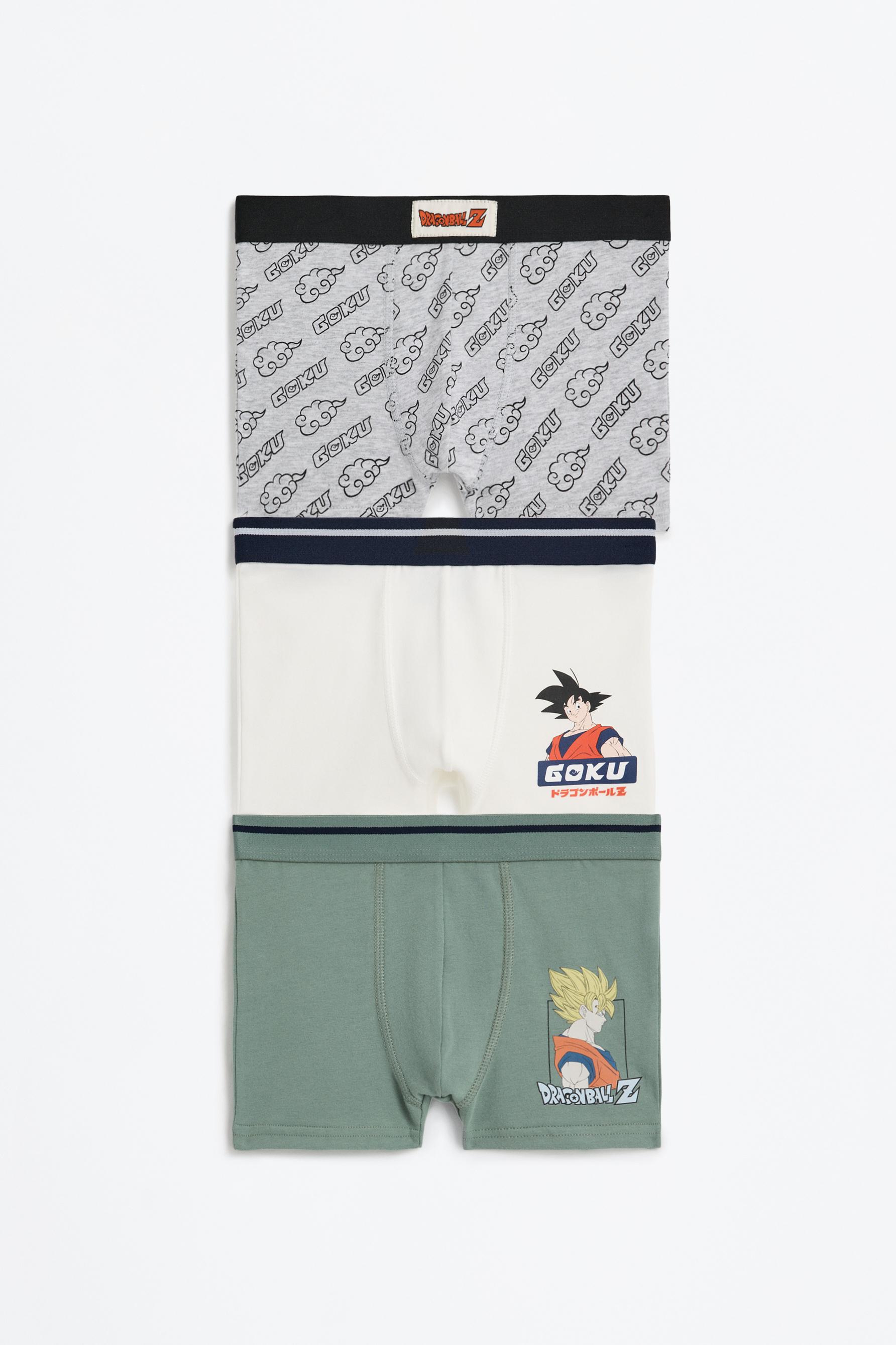 Pack 3 bóxers Goku Dragon Ball ©Bird Studio