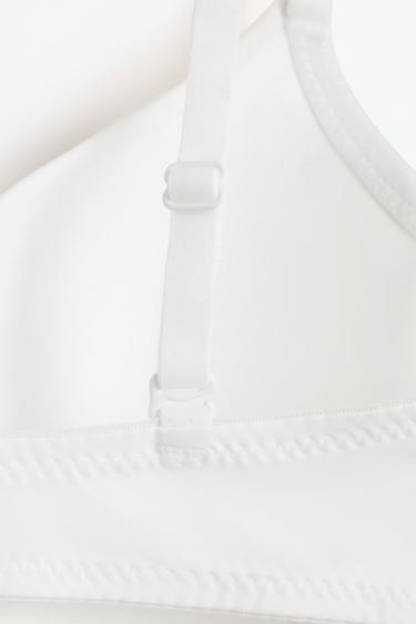 Microfibre pre-shaped bra — WHITE 9
