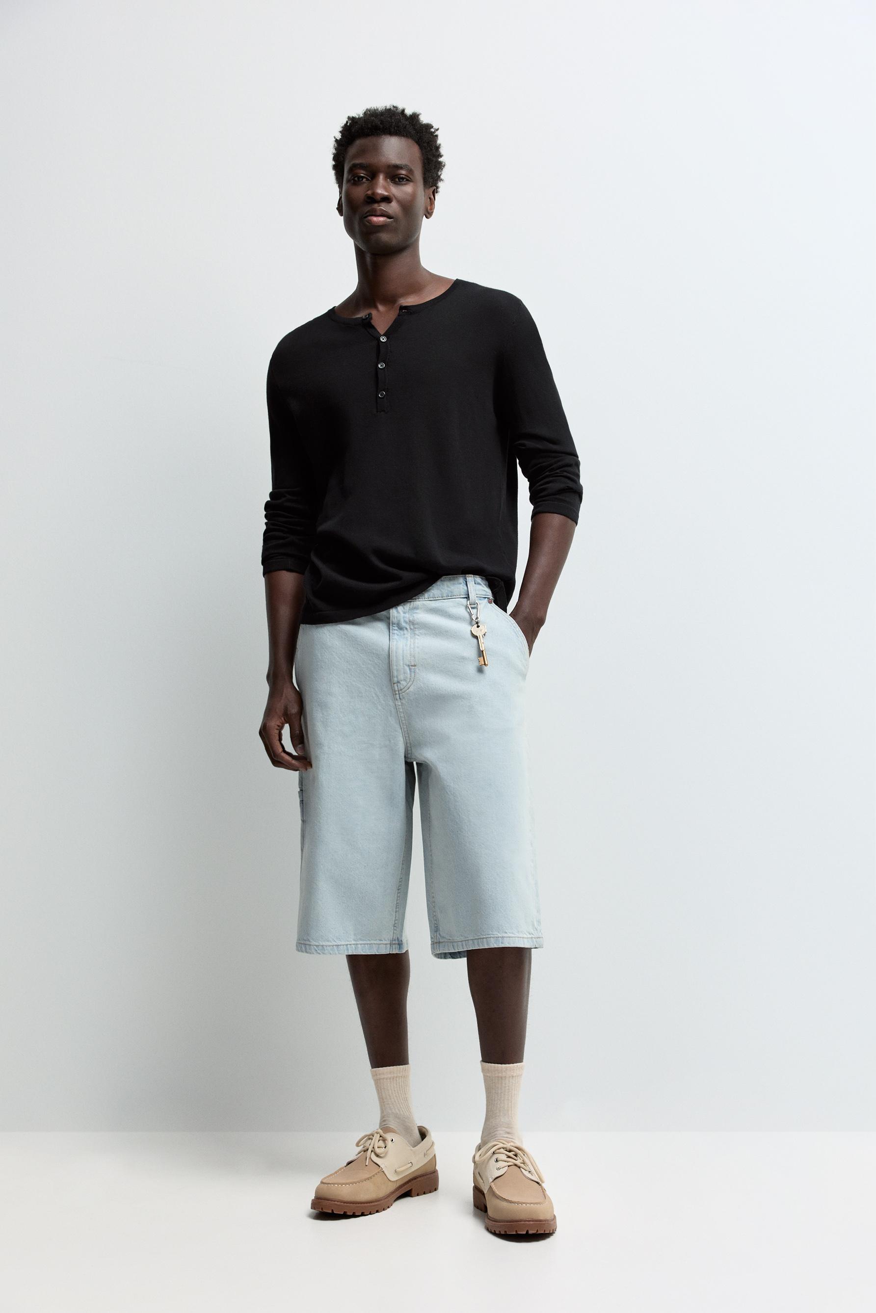 Bermuda denim skater