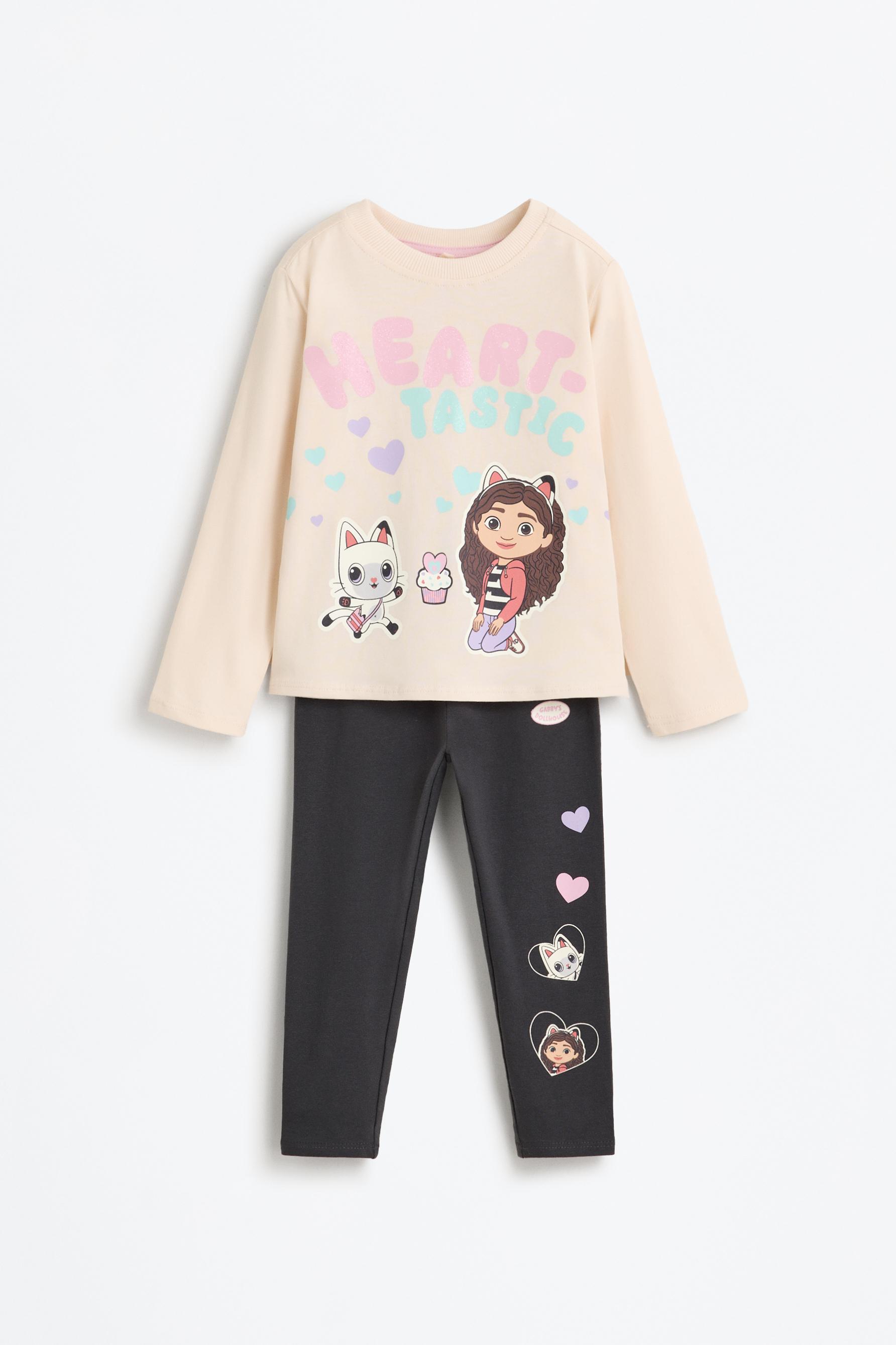Conjunto Gabby's Dollhouse camiseta y legging