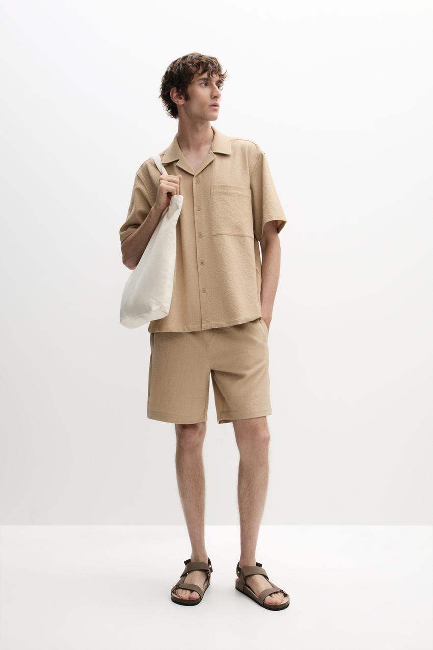 Resort Outfits Temporada Camisa Resort Textura Camisas Blusas ROPA