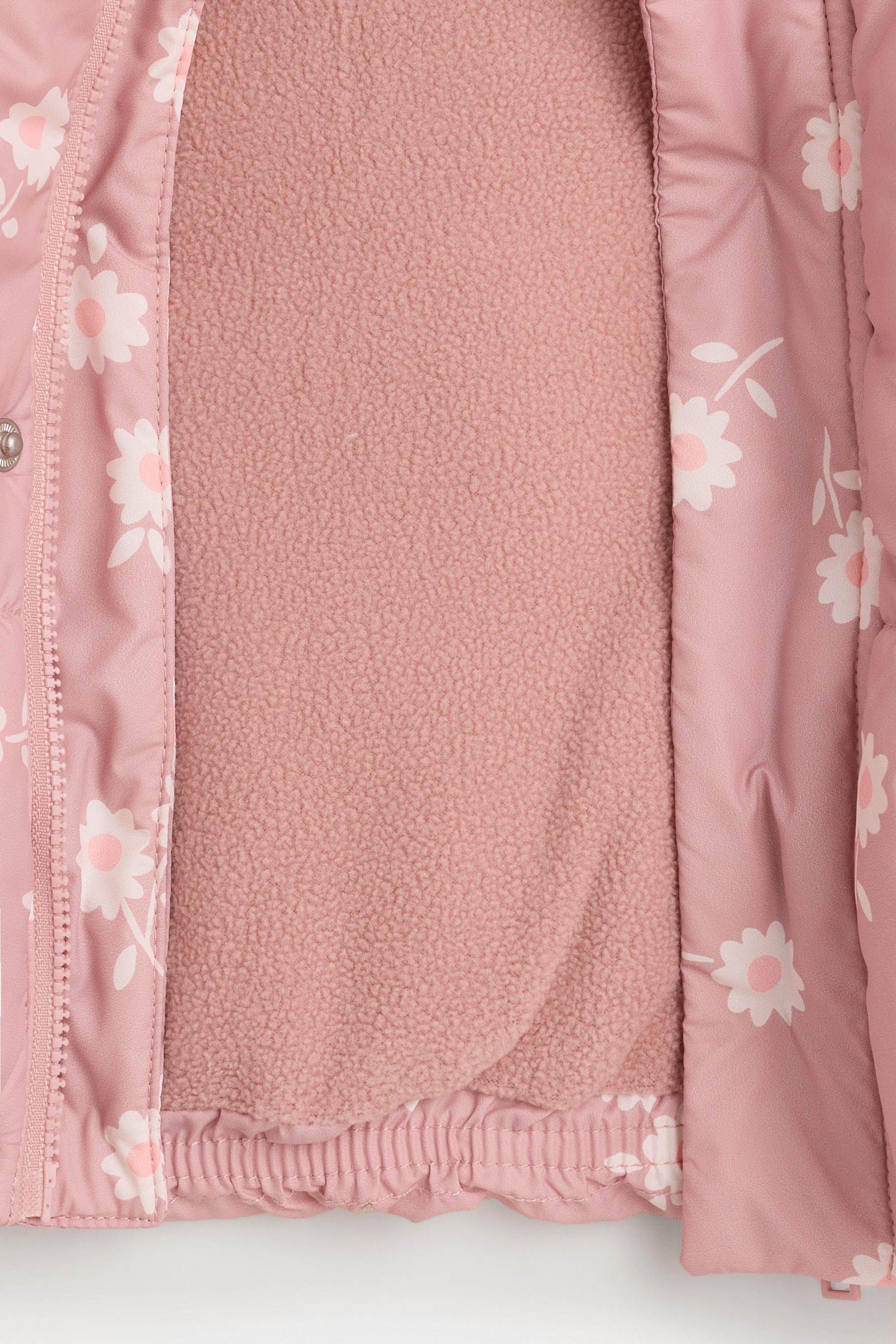 Quilted hooded jacket — DUSTY PINK