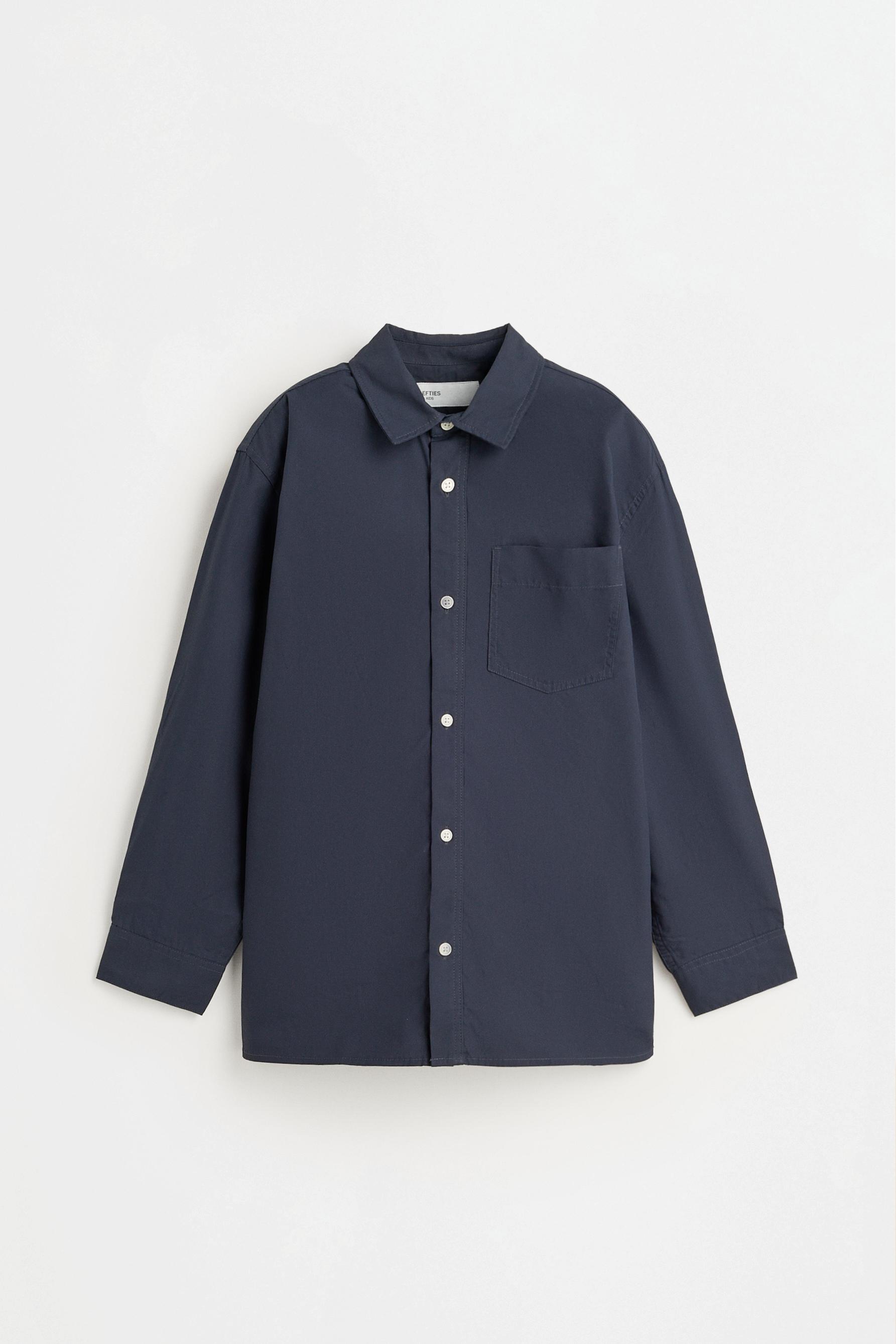 Poplin shirt — NAVY