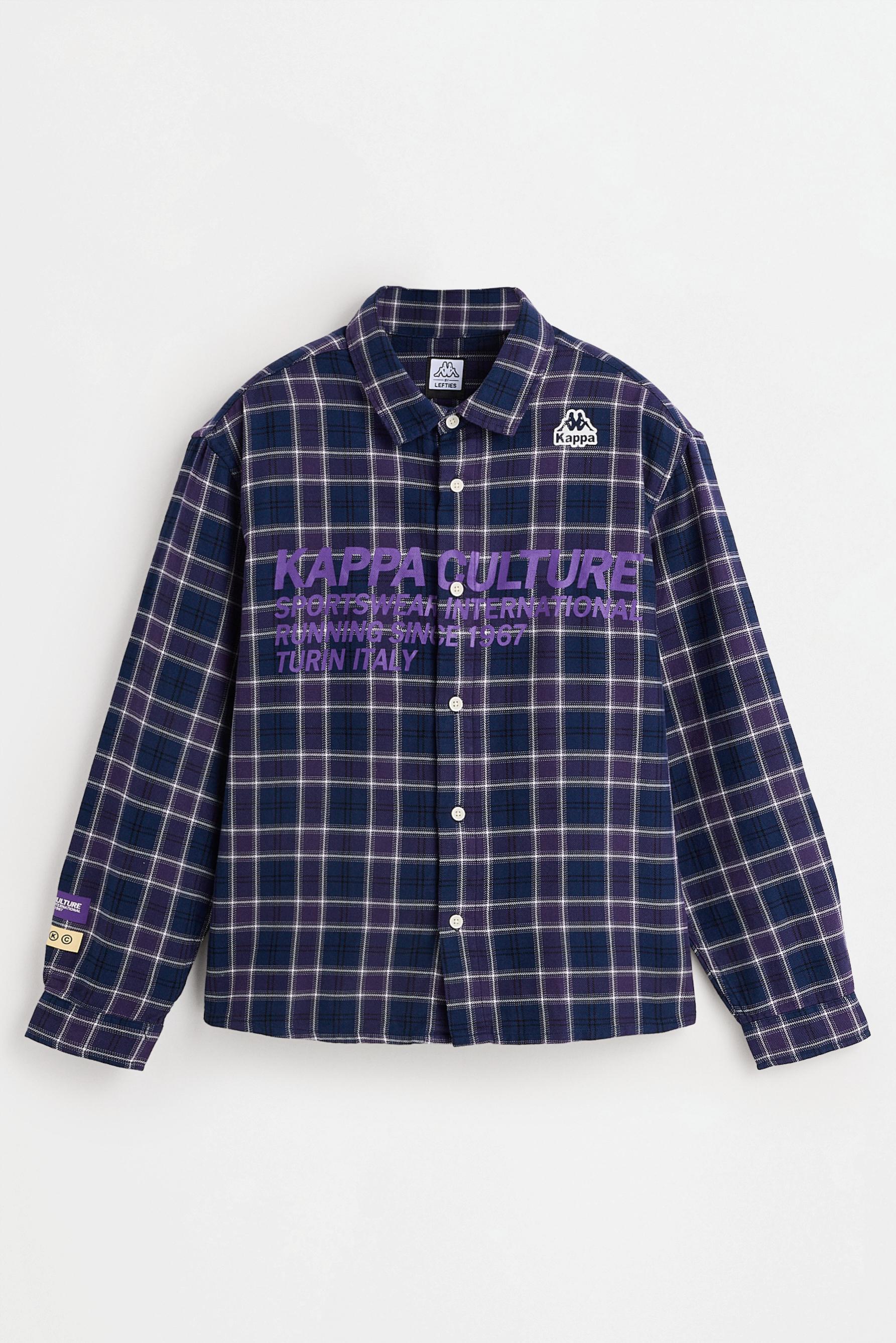 Camisa franela Kappa Culture x Lefties