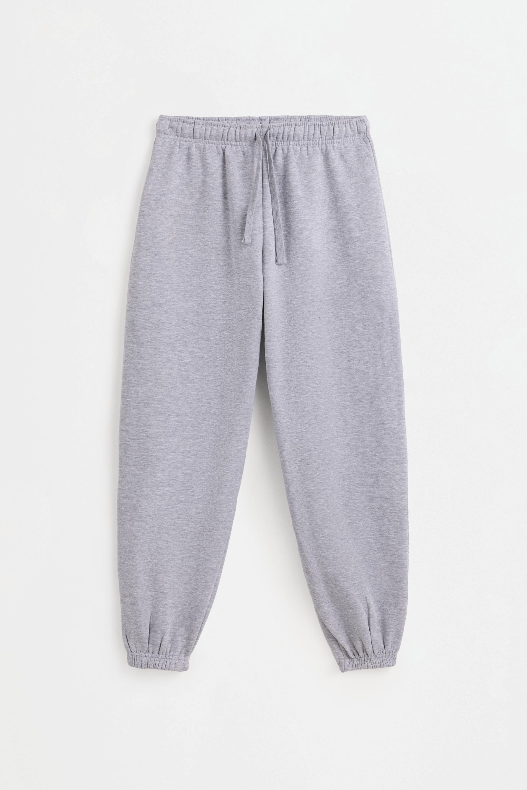 Basic tracksuit bottoms — GREY MARL