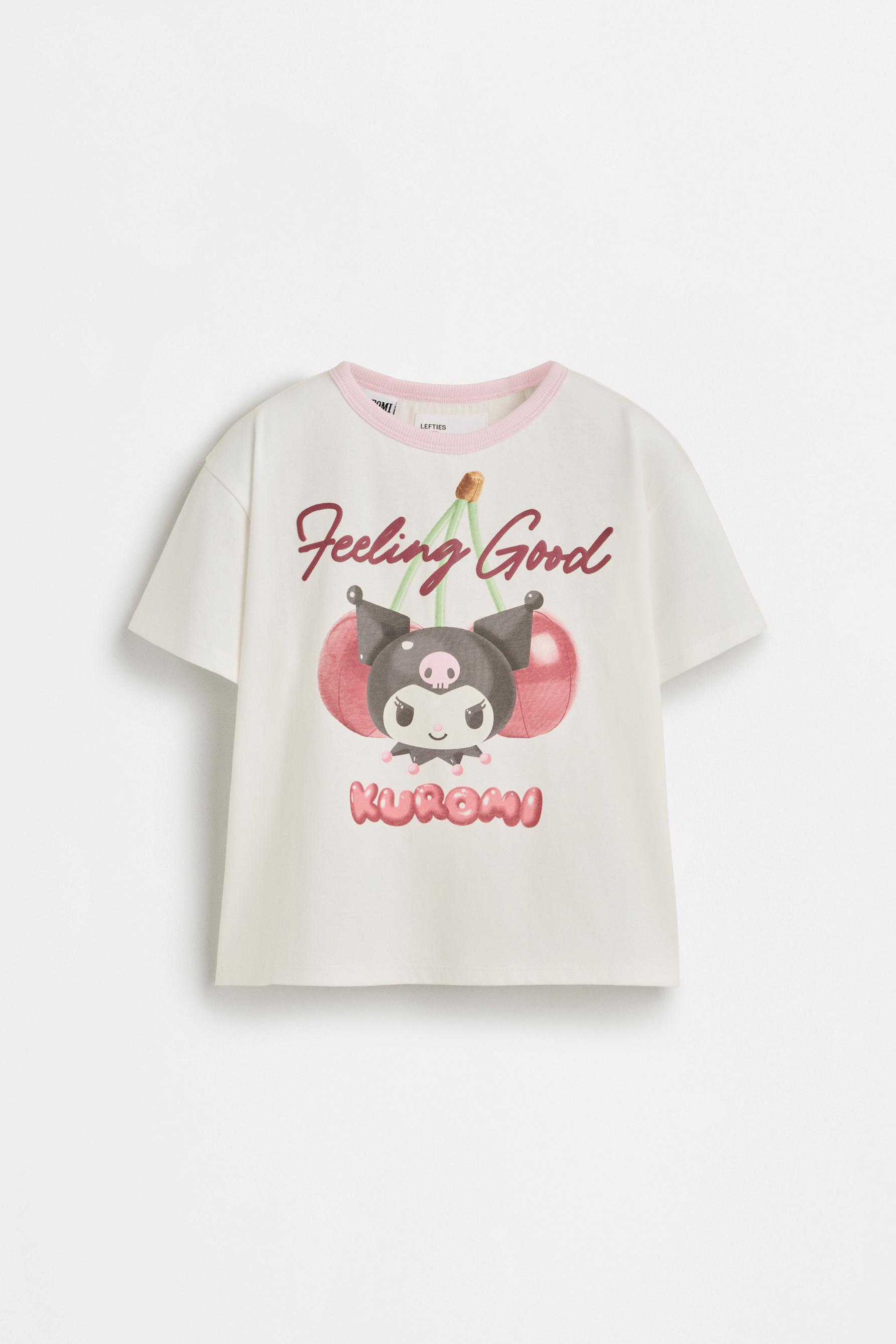 Kuromi ©SANRIO regular T-shirt — OFF WHITE