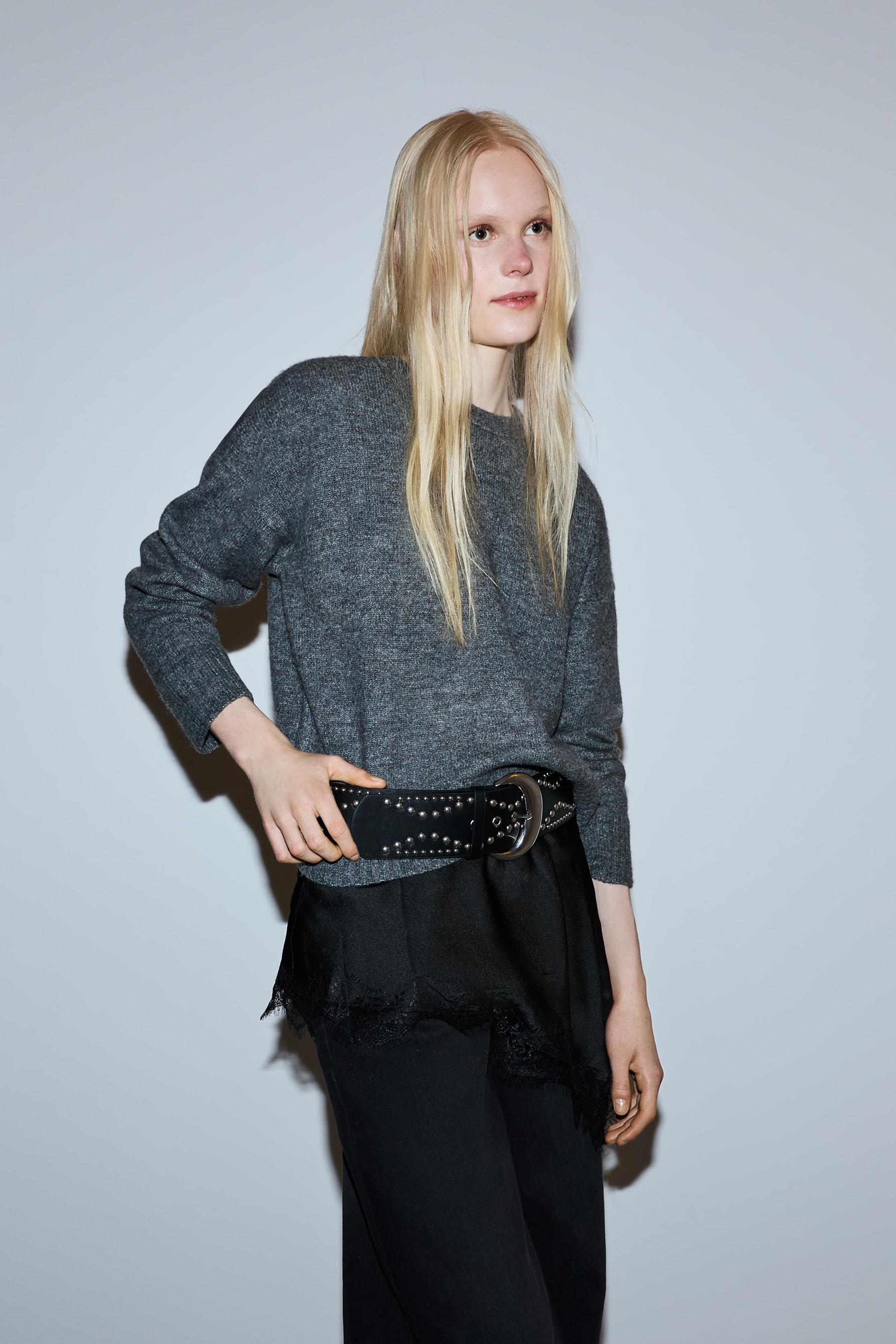 Cinturón ancho tachas