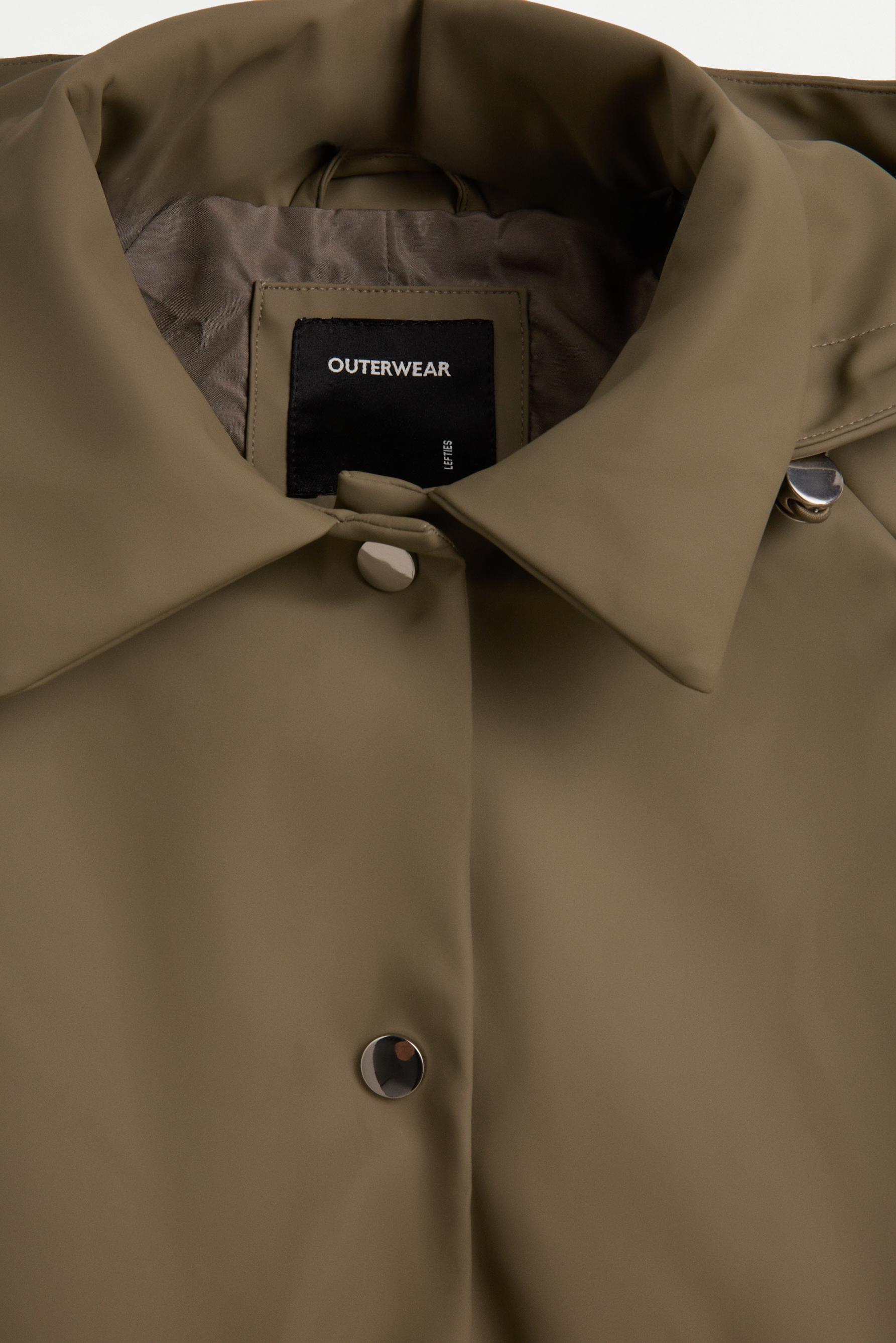 Rubberised parka — KHAKI