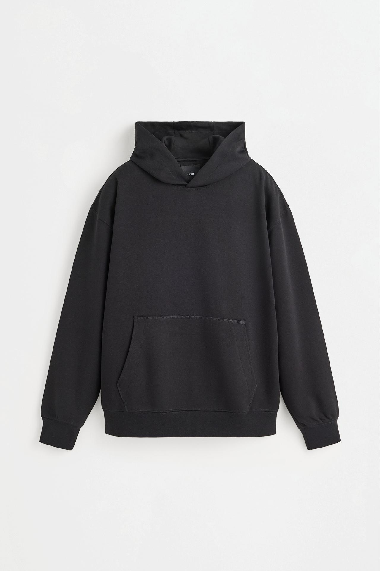 Interlock hoodie — BLACK