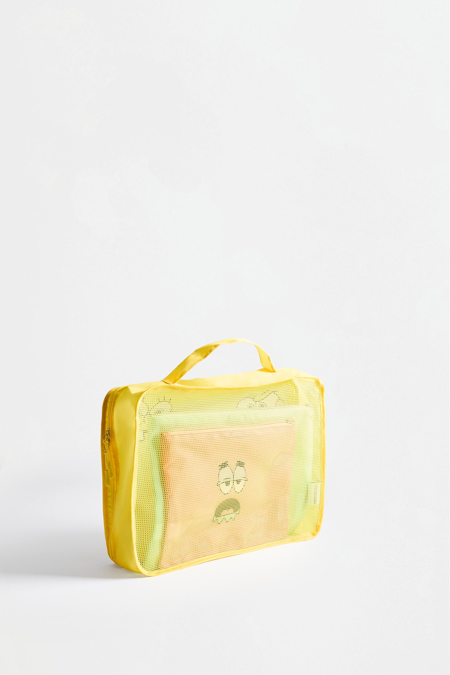 SpongeBob Nickelodeon™ Travel Organisers (Set of 3) — YELLOW TONES