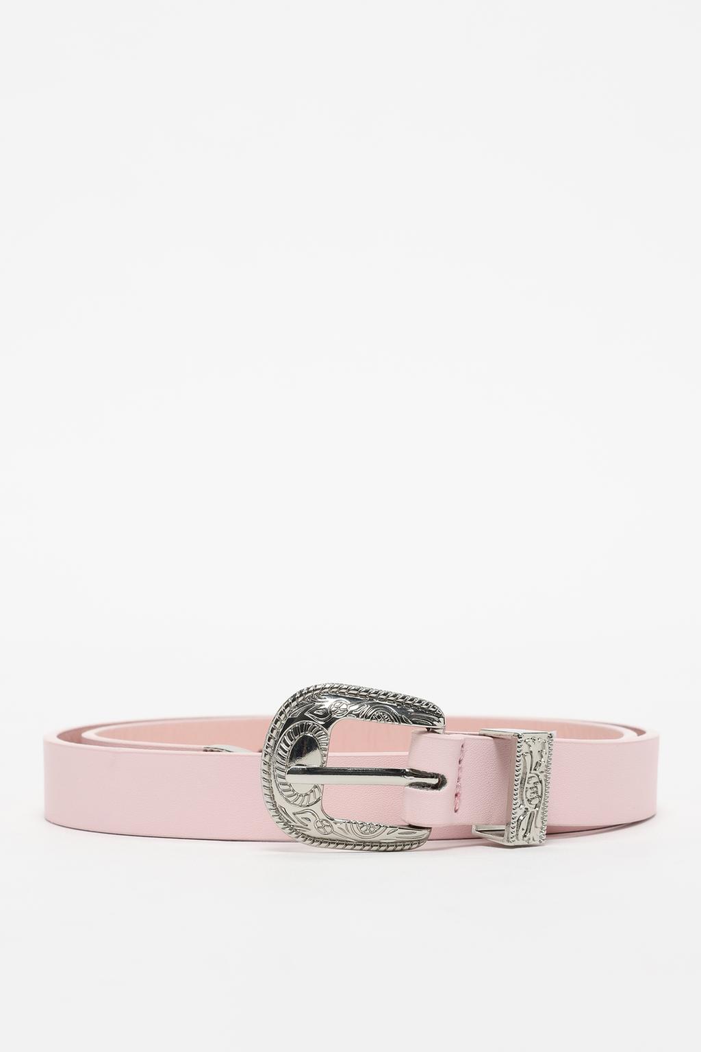 Pink cowboy belt