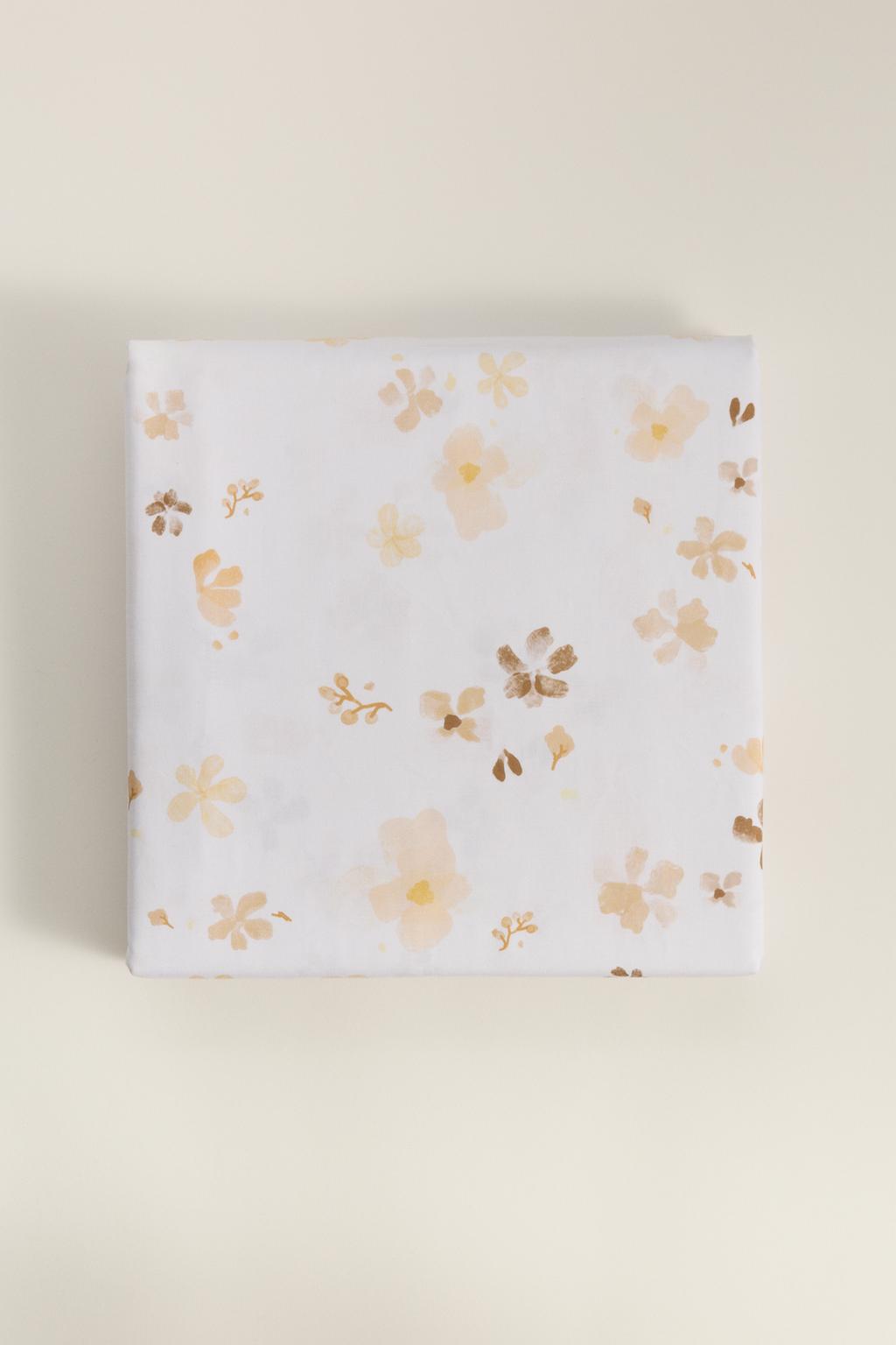 Funda nórdica flores acuareladas 240 x 220cm